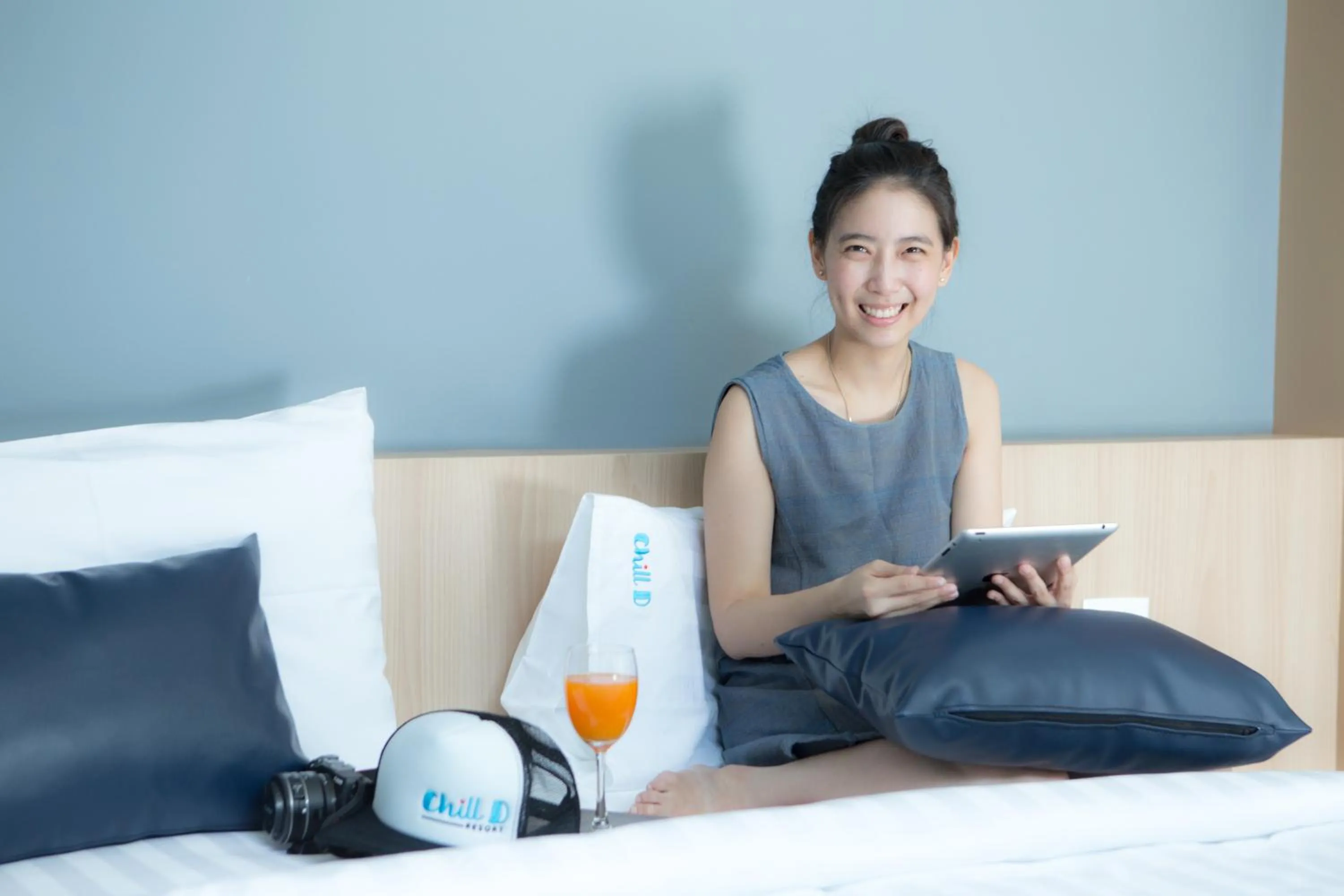 Bed in Chill D Resort Buriram