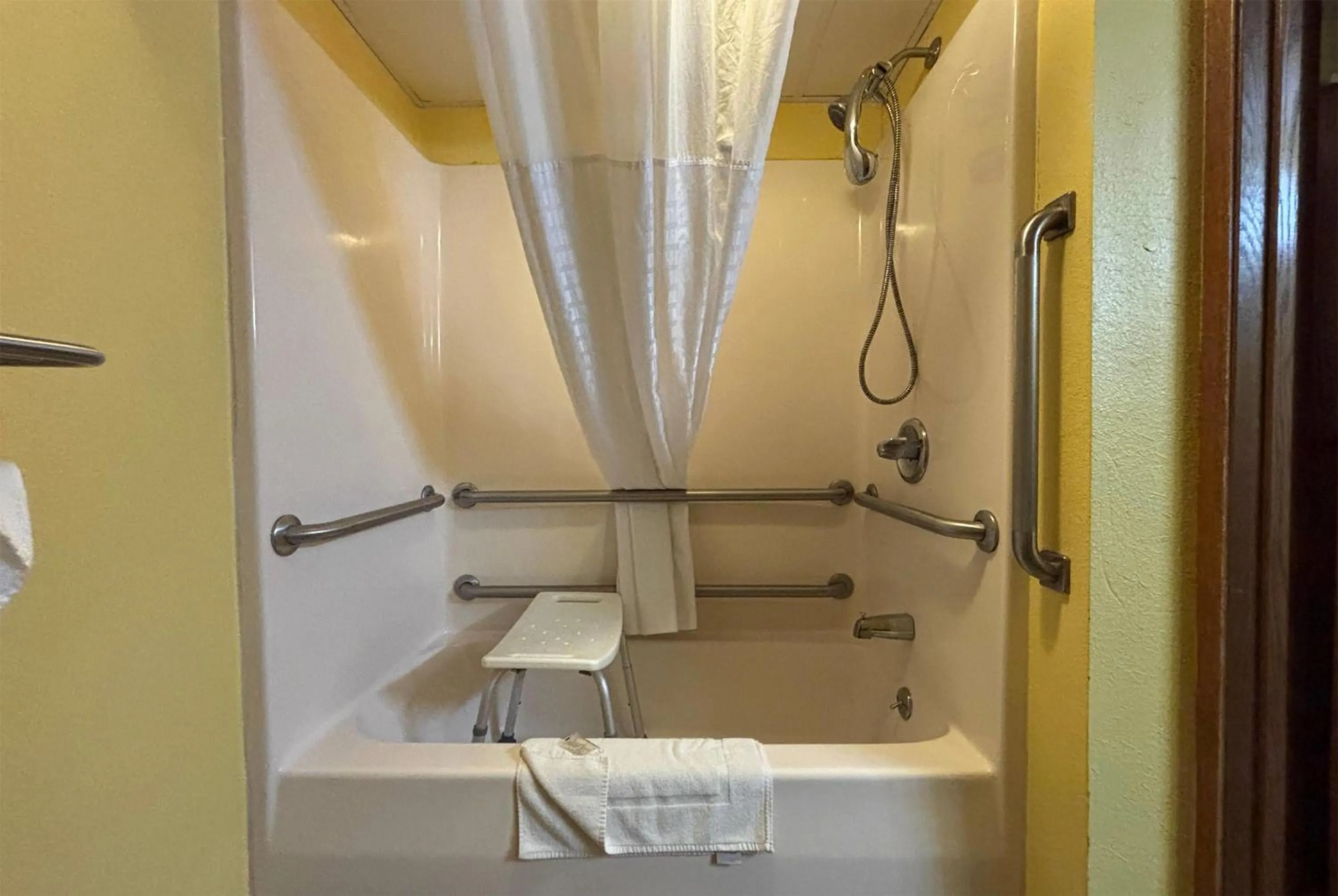 Bathroom in Super 8 by Wyndham Jacksonville