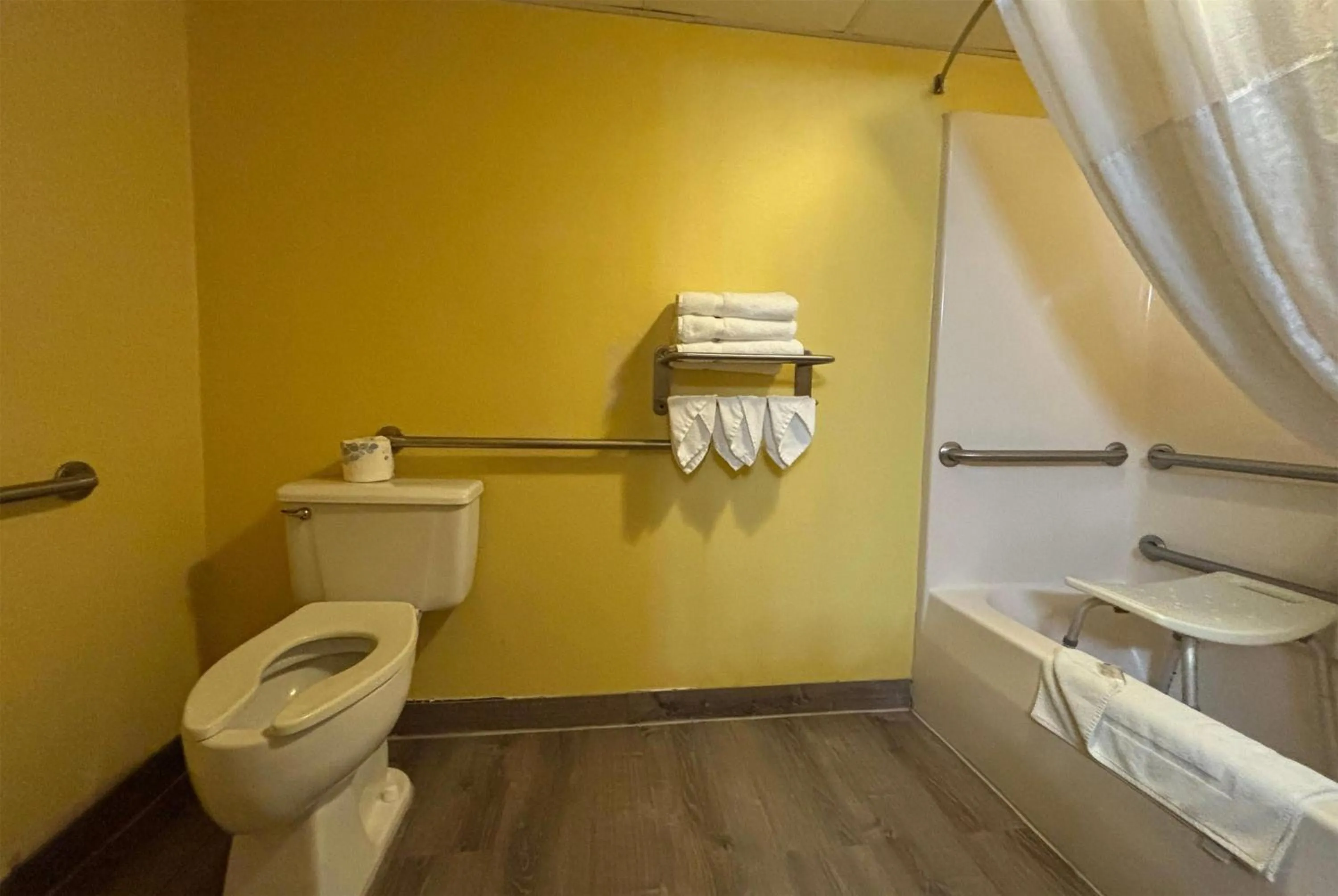 Bathroom in Super 8 by Wyndham Jacksonville