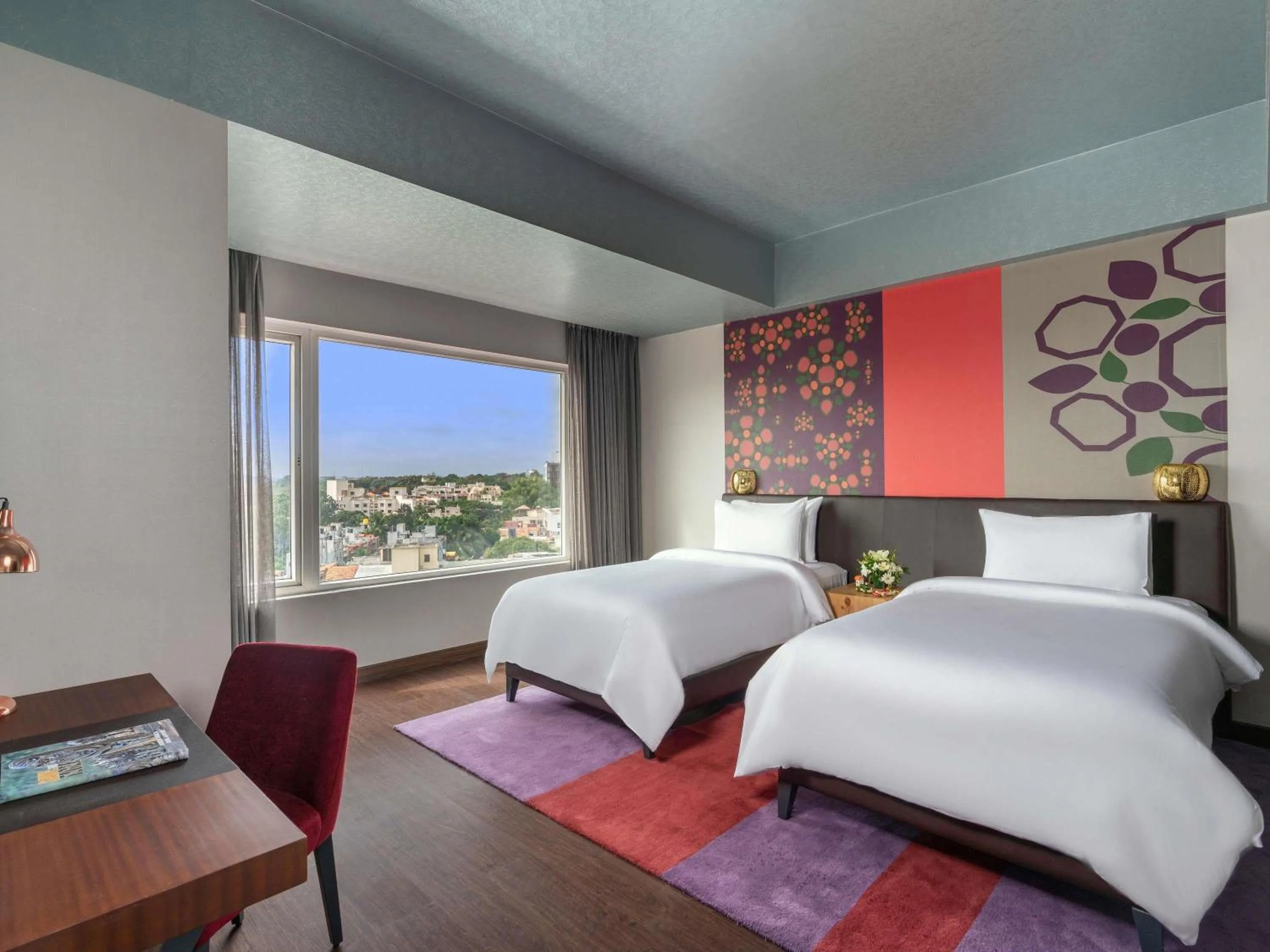 Bedroom, Bed in Grand Mercure Bengaluru at Gopalan Mall - An Accor Brand