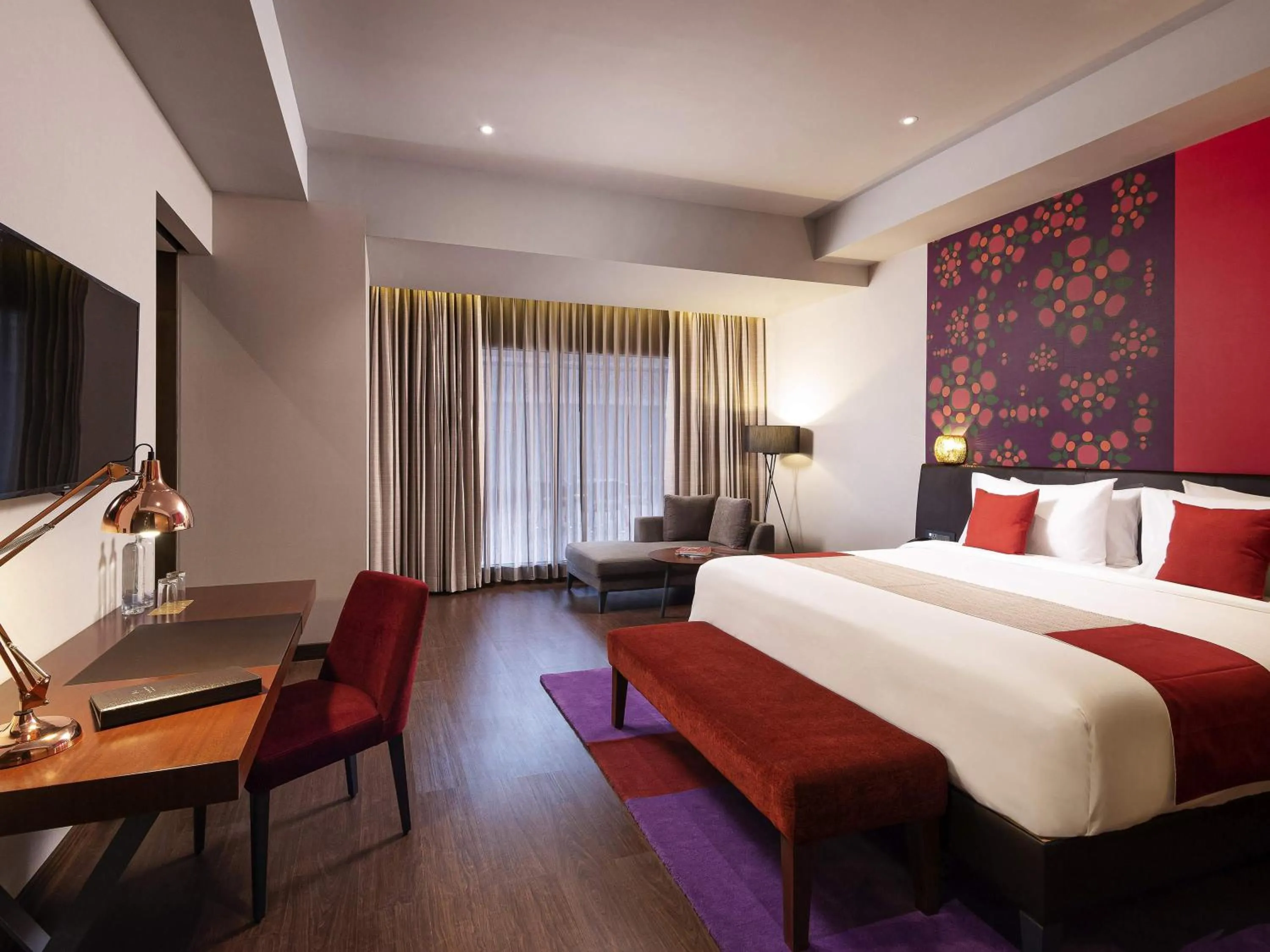 Bedroom, Bed in Grand Mercure Bengaluru at Gopalan Mall - An Accor Brand