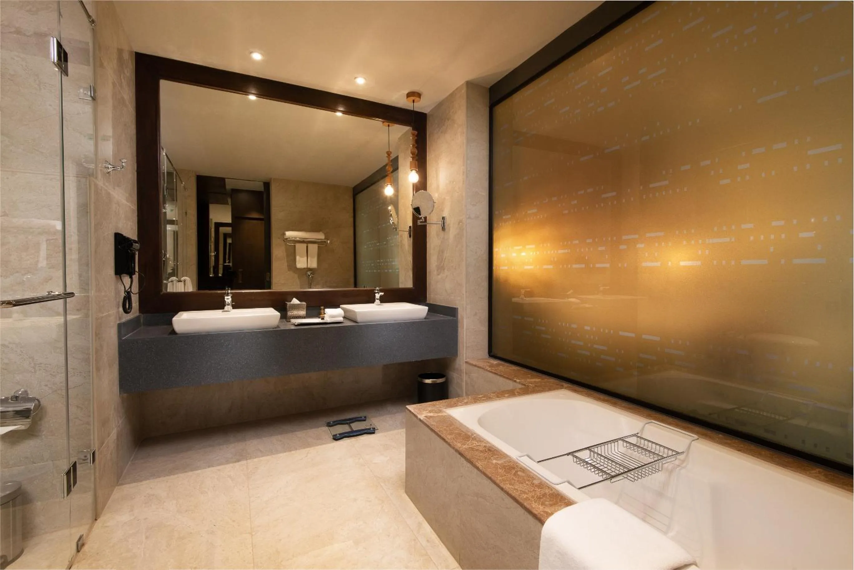 Bathroom in Grand Mercure Bengaluru at Gopalan Mall - An Accor Brand
