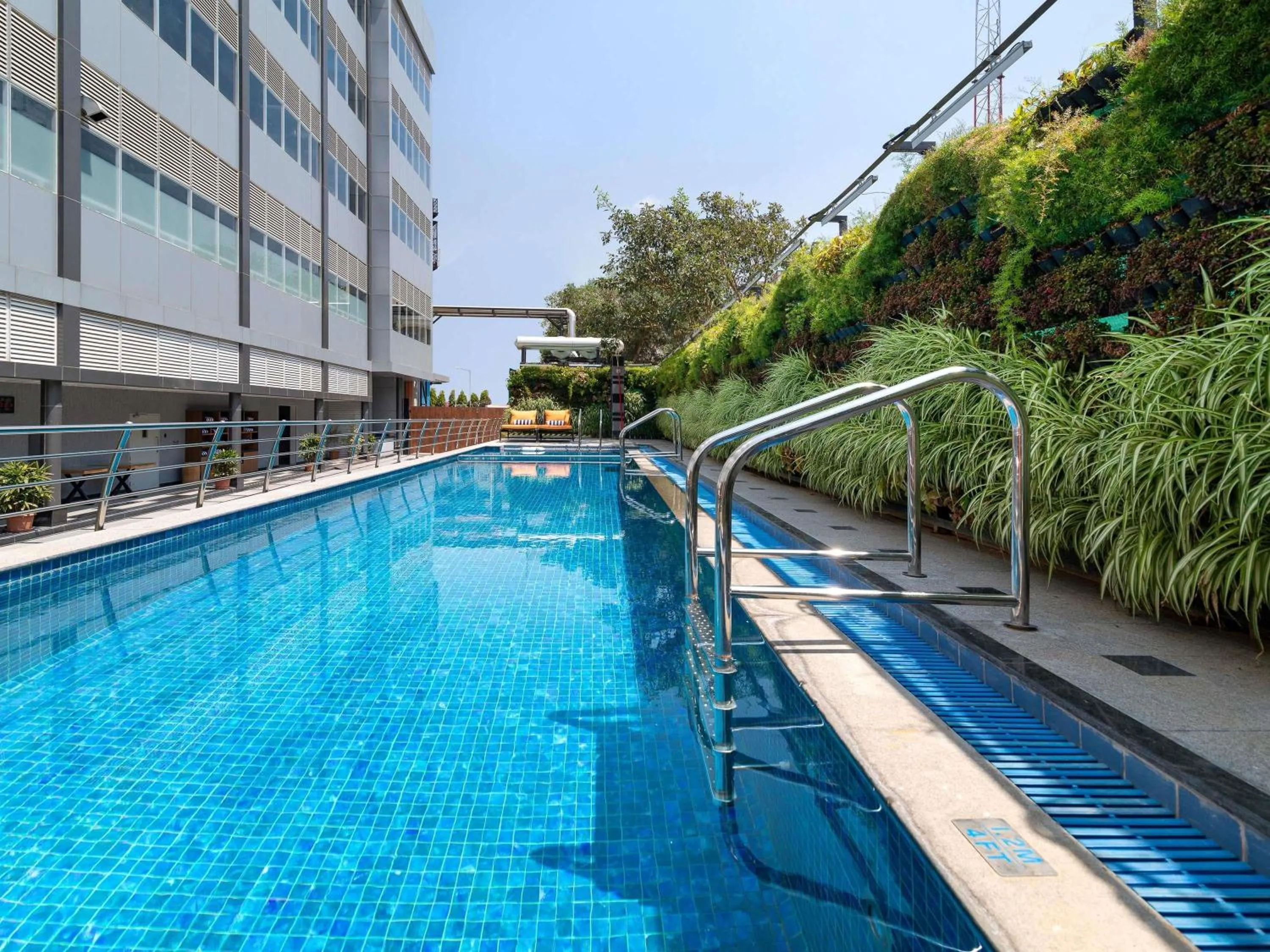 Pool view in Grand Mercure Bengaluru at Gopalan Mall - An Accor Brand