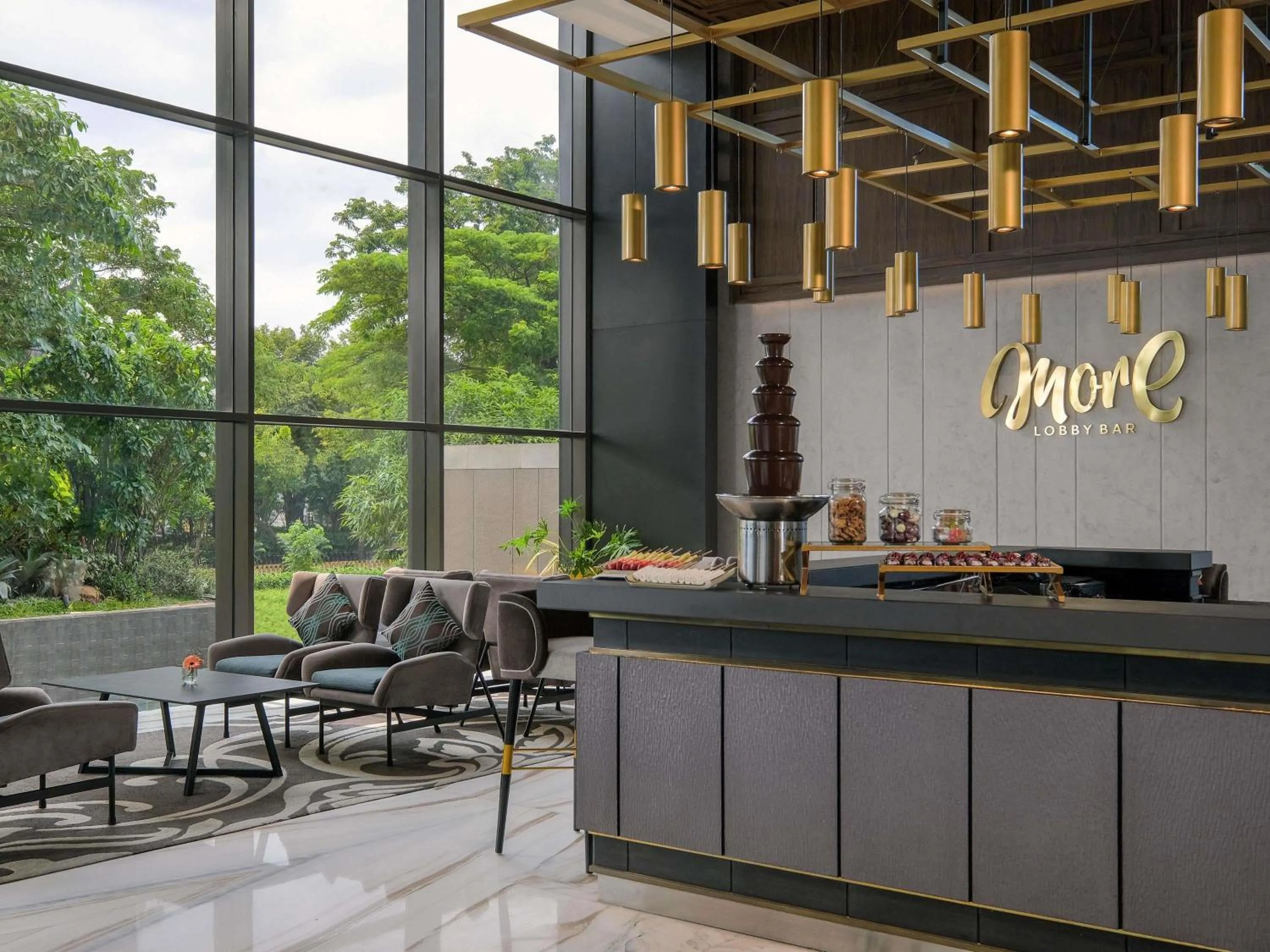 Lounge or bar in Movenpick Surabaya City