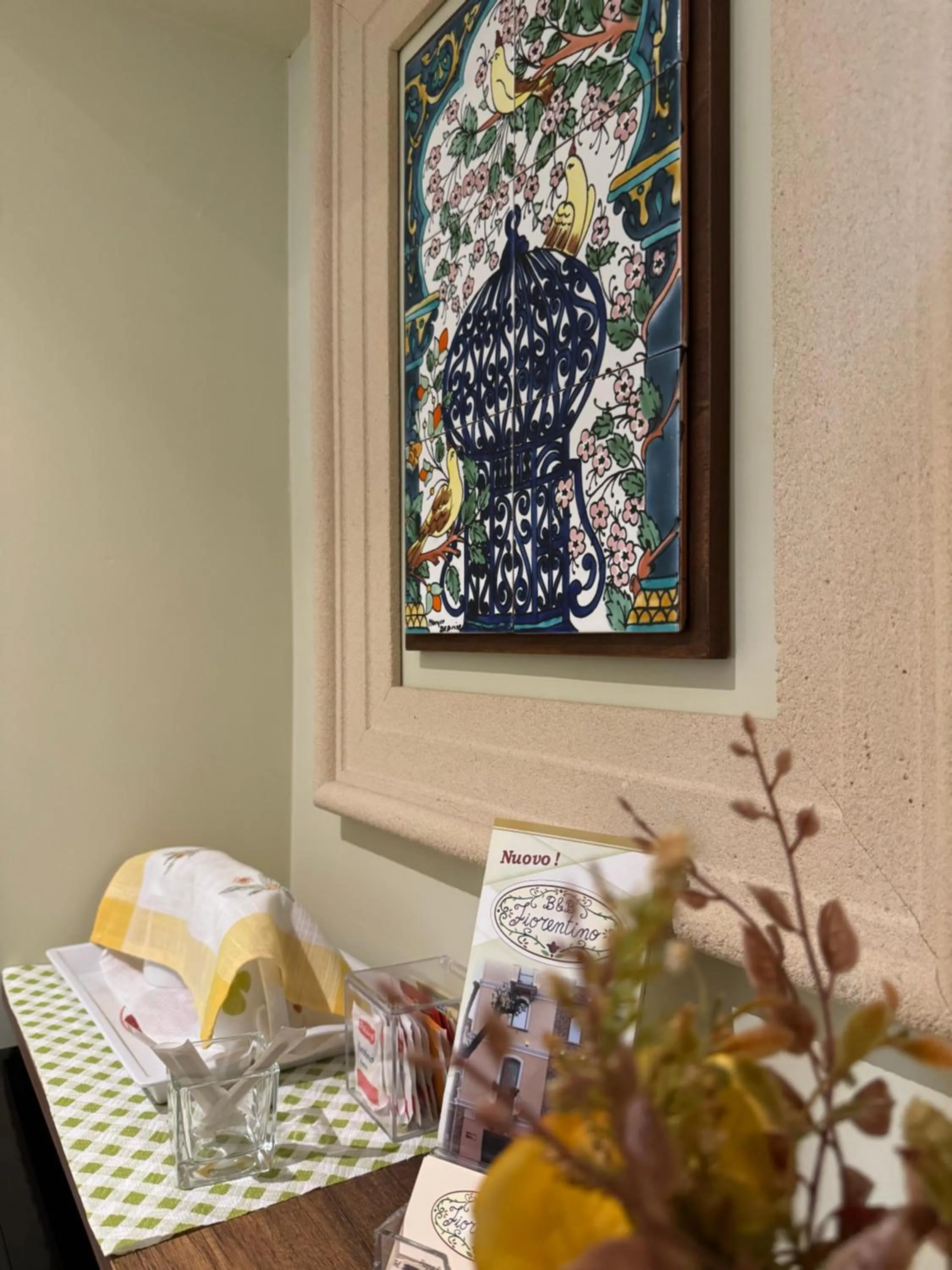 Food and drinks in B&B Fiorentino