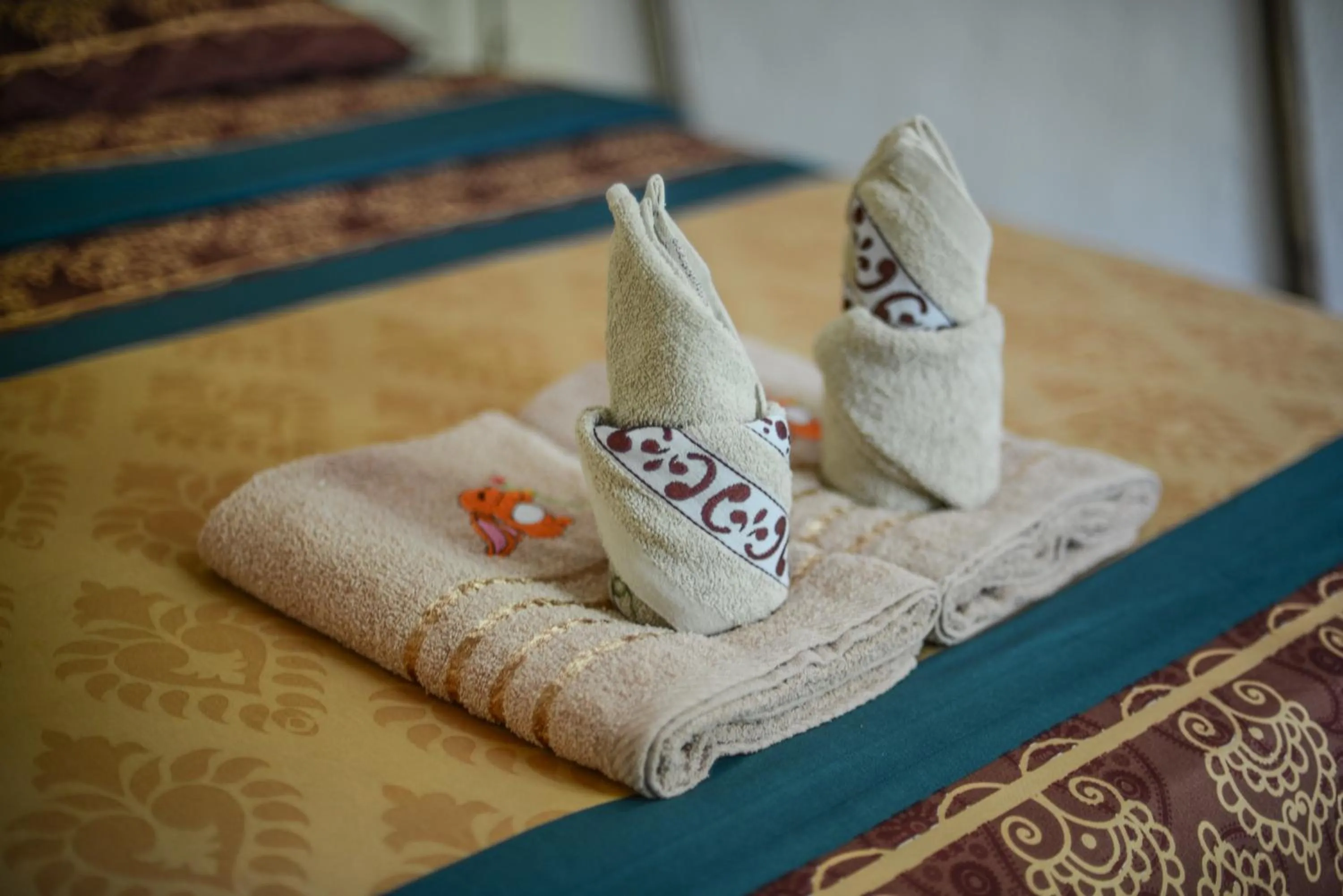 Bed in Sairee View Resort