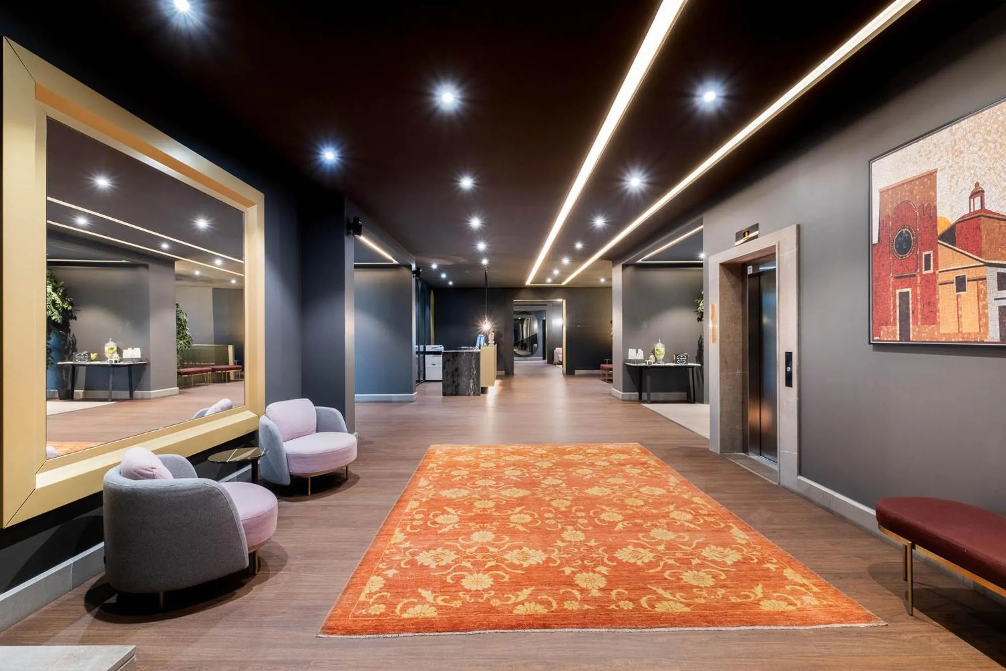 Lobby or reception in Eurostars Matera La Suite