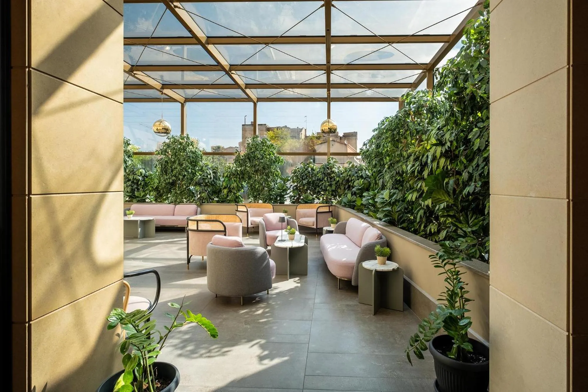 Patio in Eurostars Matera La Suite