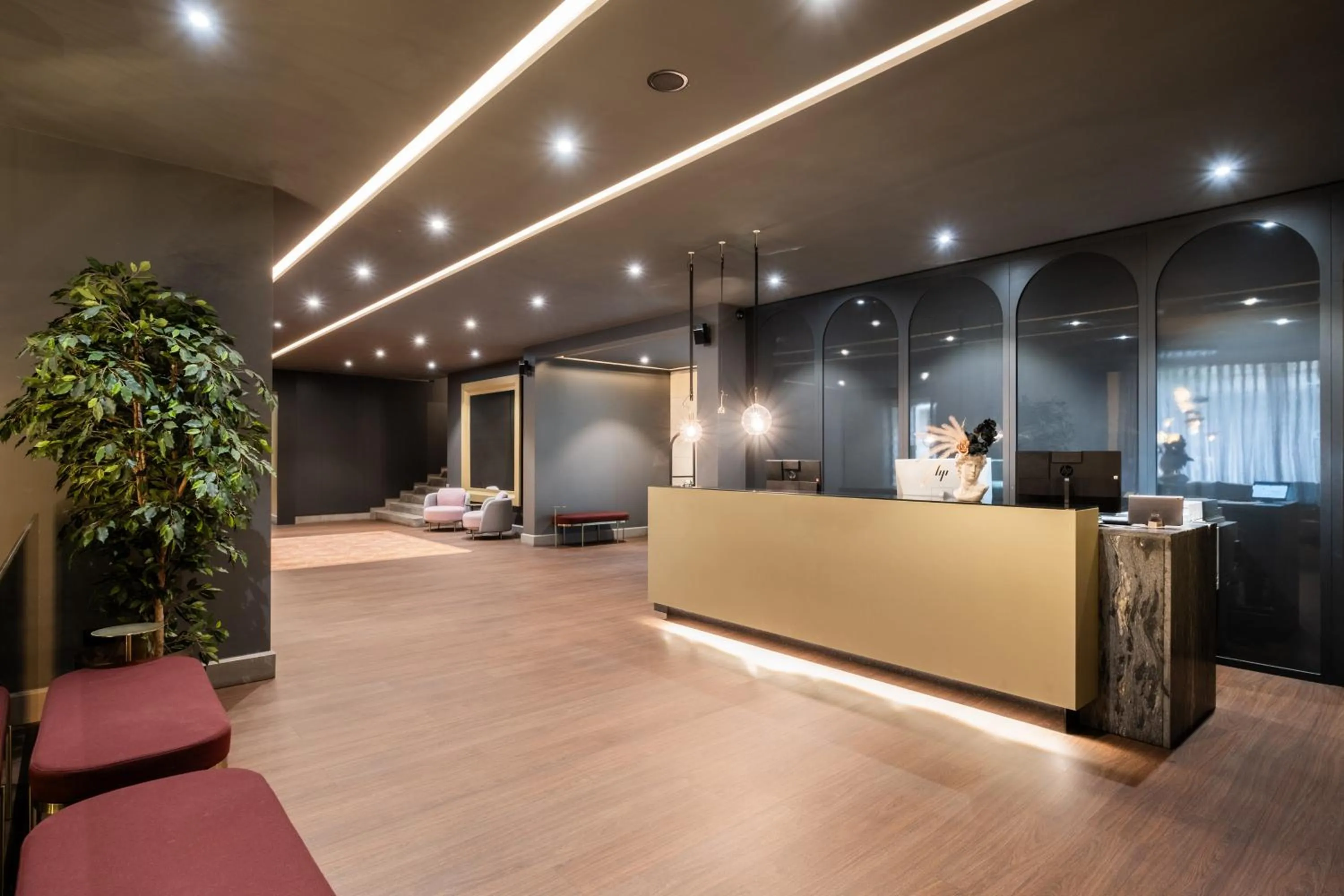 Lobby or reception in Eurostars Matera La Suite