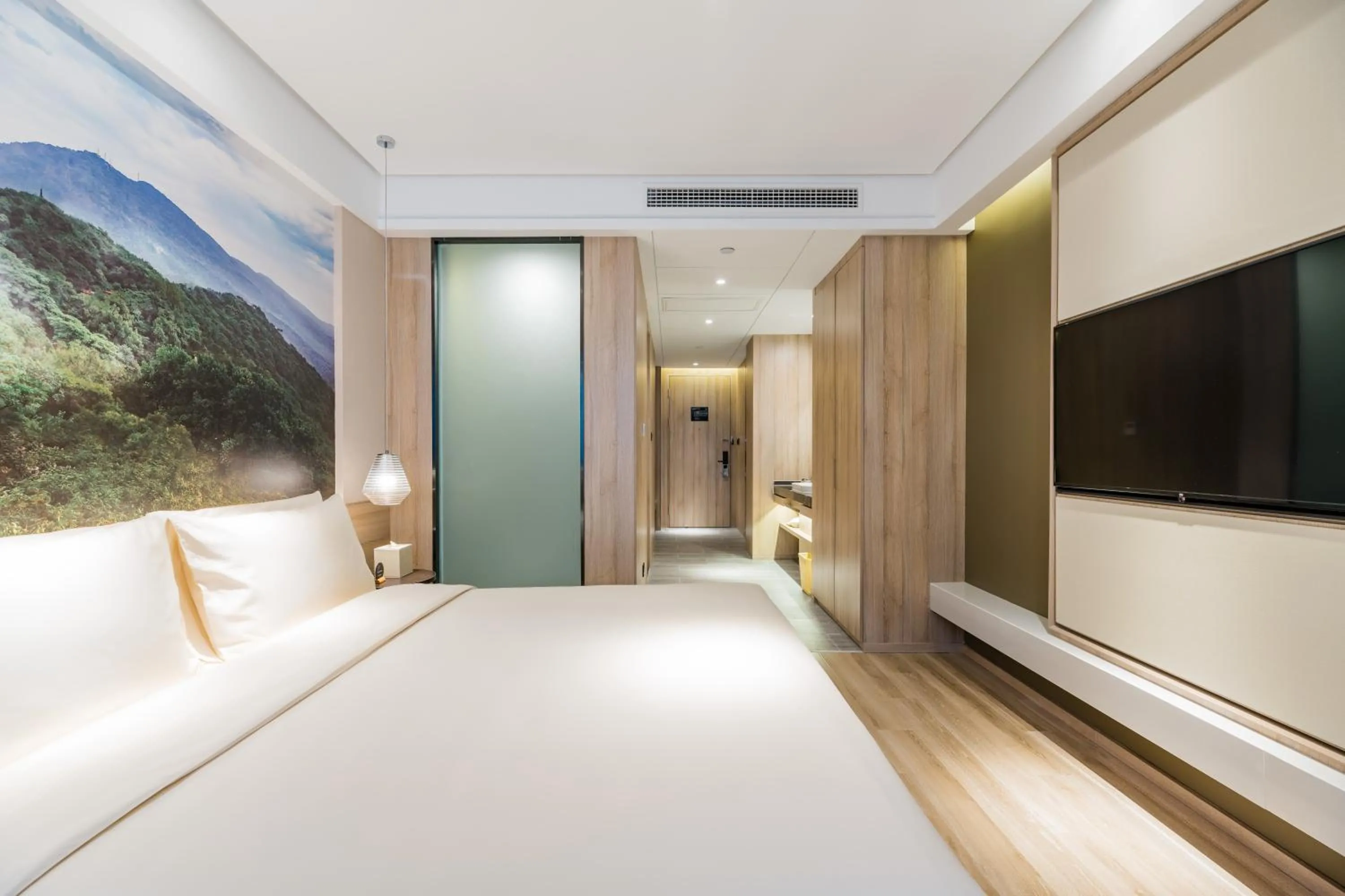 Bed in Atour Hotel Maqun Nanjing