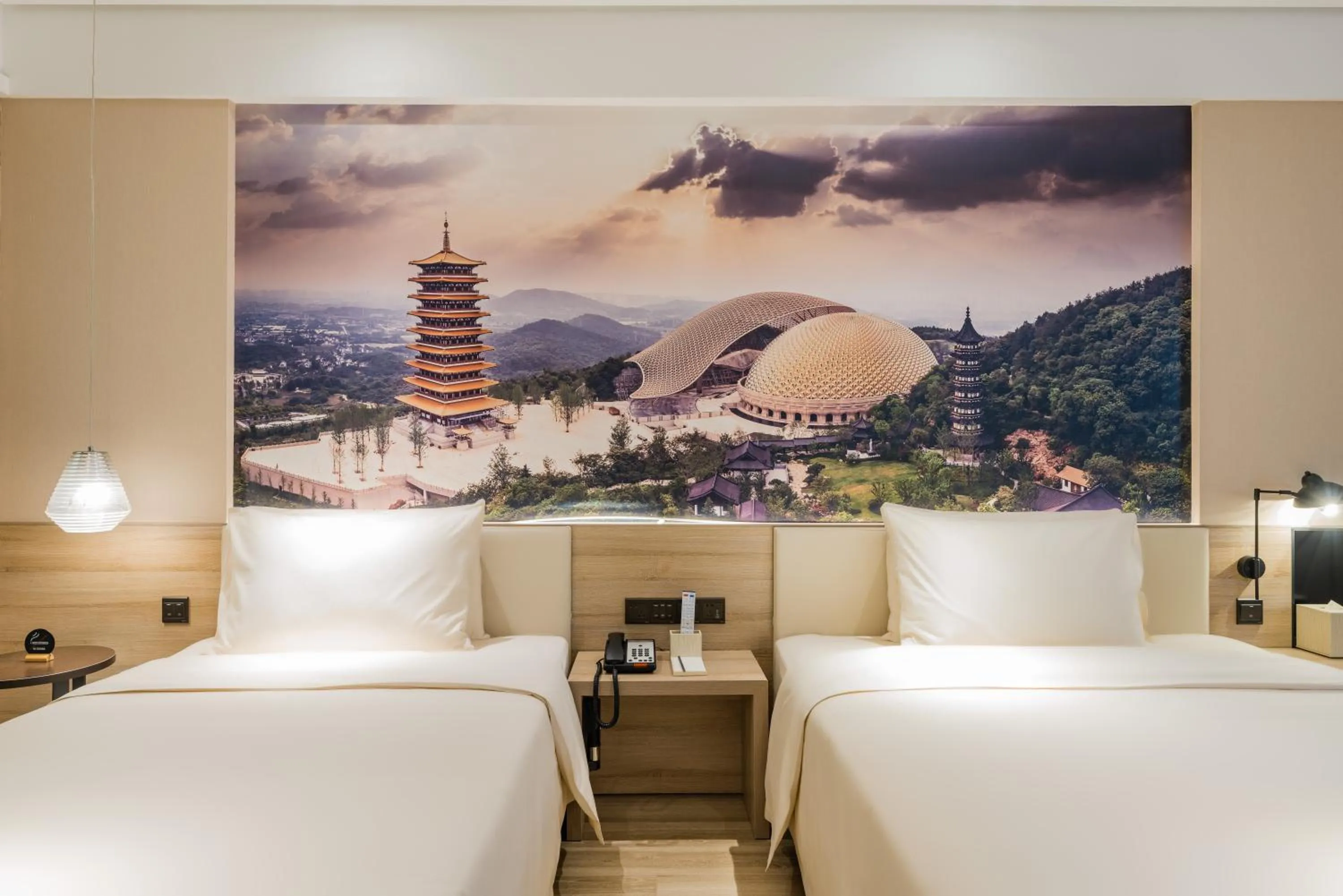 Bed in Atour Hotel Maqun Nanjing