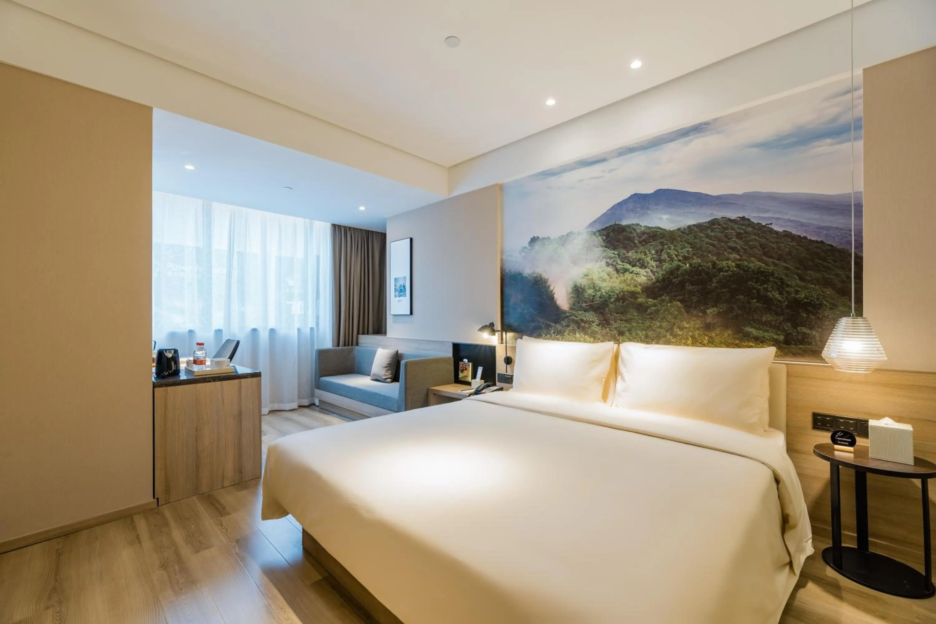 Bed in Atour Hotel Maqun Nanjing