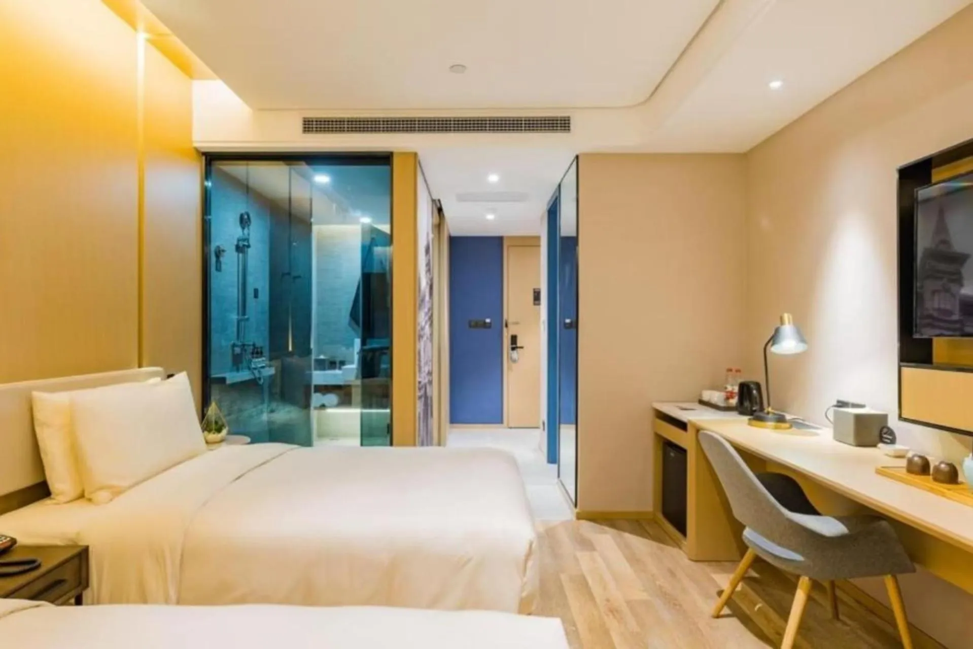 Bed in Atour S Hotel Lujiazui Oriental Pearl Shanghai