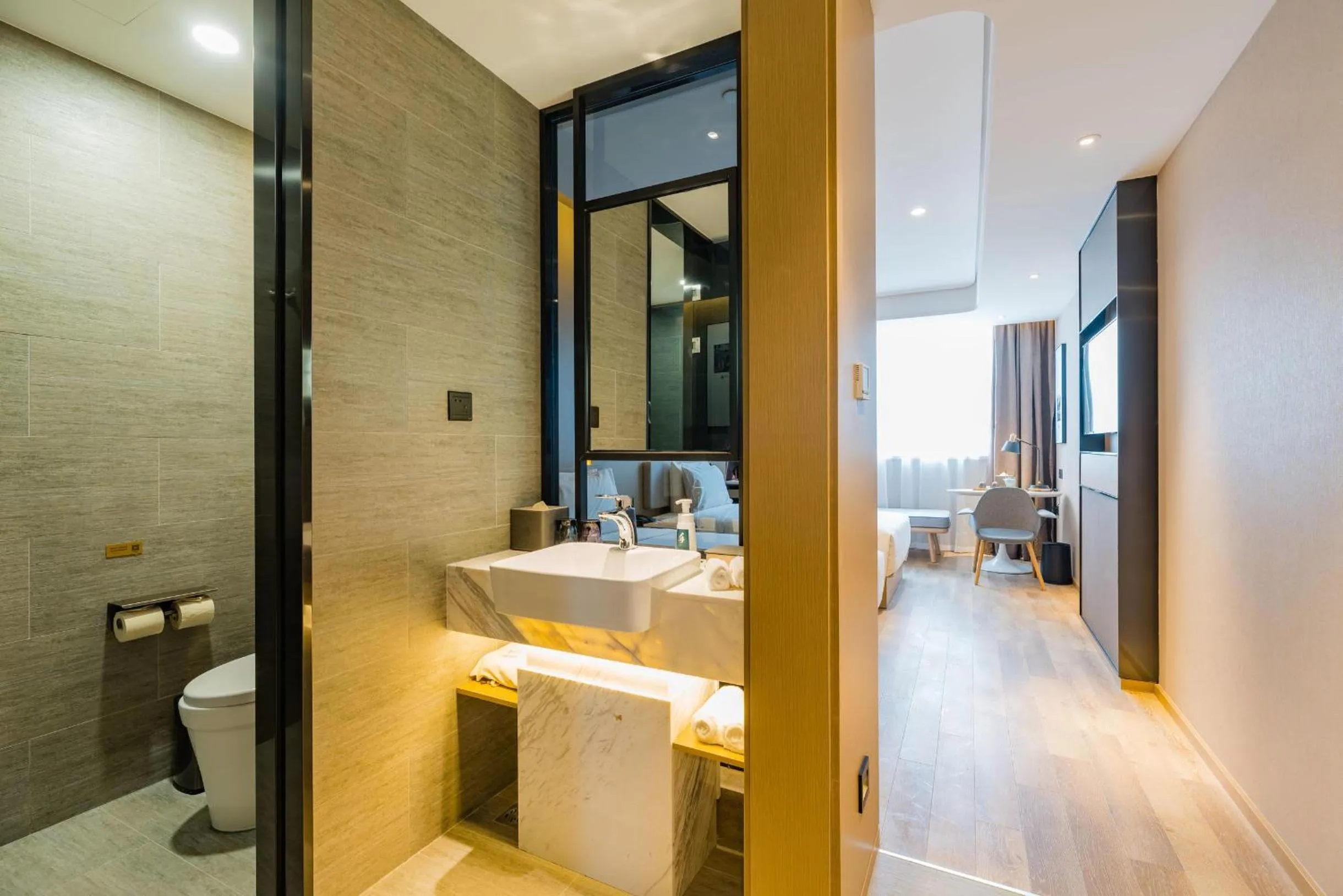 Toilet in Atour S Hotel Lujiazui Oriental Pearl Shanghai