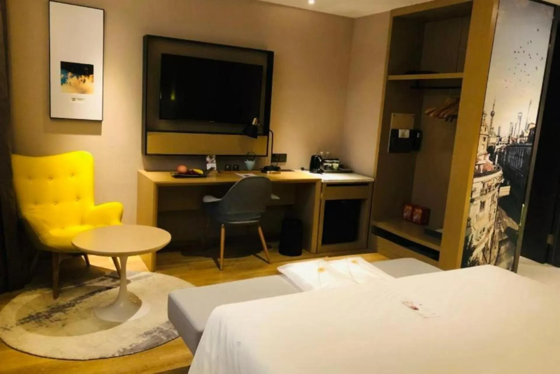 Bed in Atour S Hotel Lujiazui Oriental Pearl Shanghai