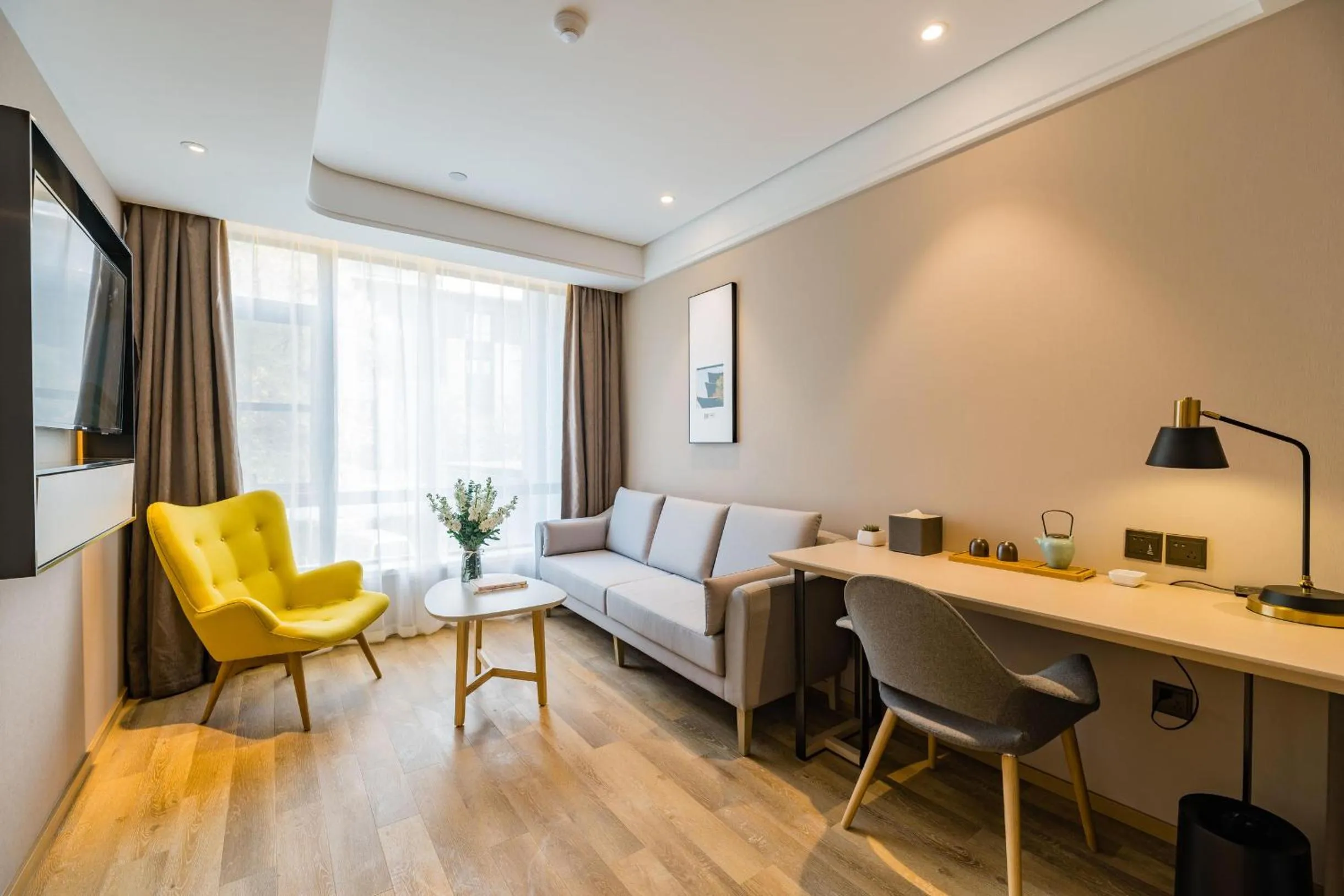 Living room in Atour S Hotel Lujiazui Oriental Pearl Shanghai