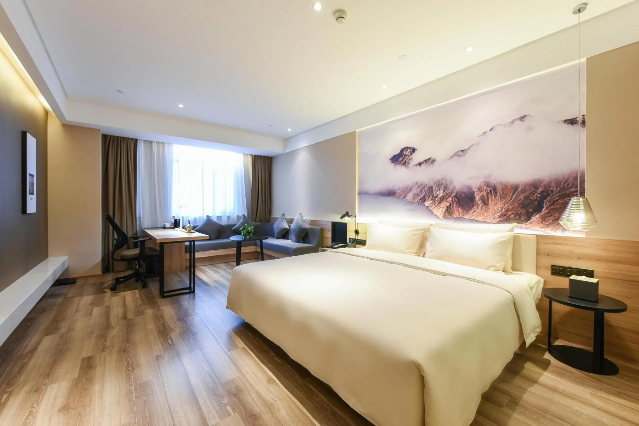 Bed in Atour Hotel High Tech Changchun