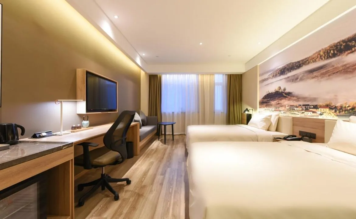 Bed in Atour Hotel High Tech Changchun