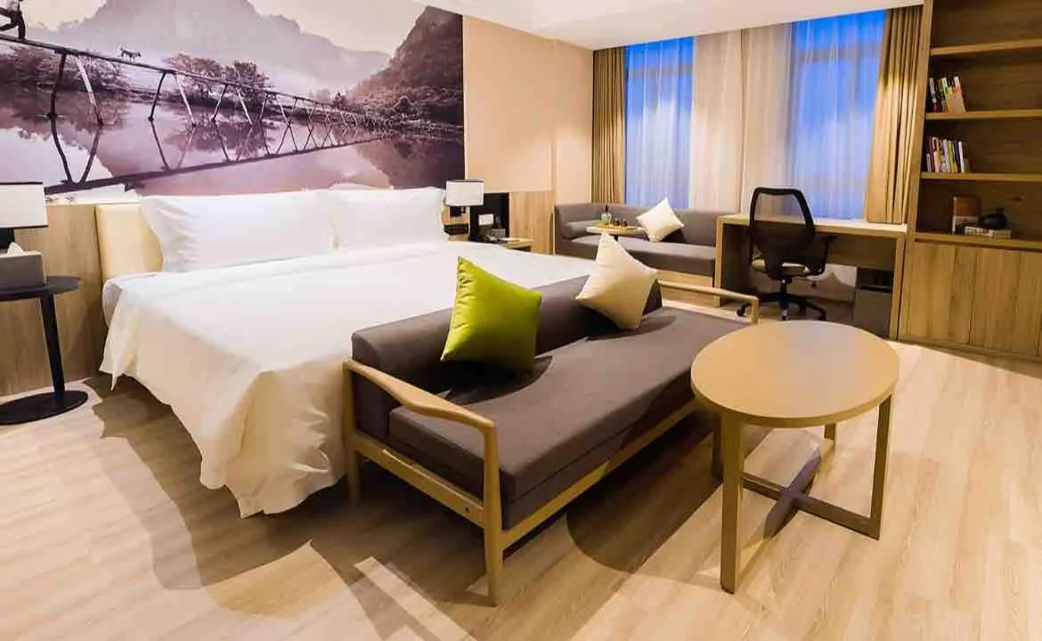 Bed in Atour Hotel Potala Palace Lhasa