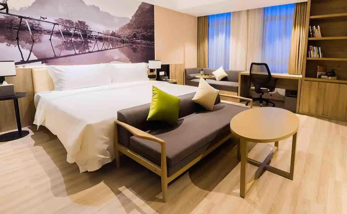 Bed in Atour Hotel Potala Palace Lhasa