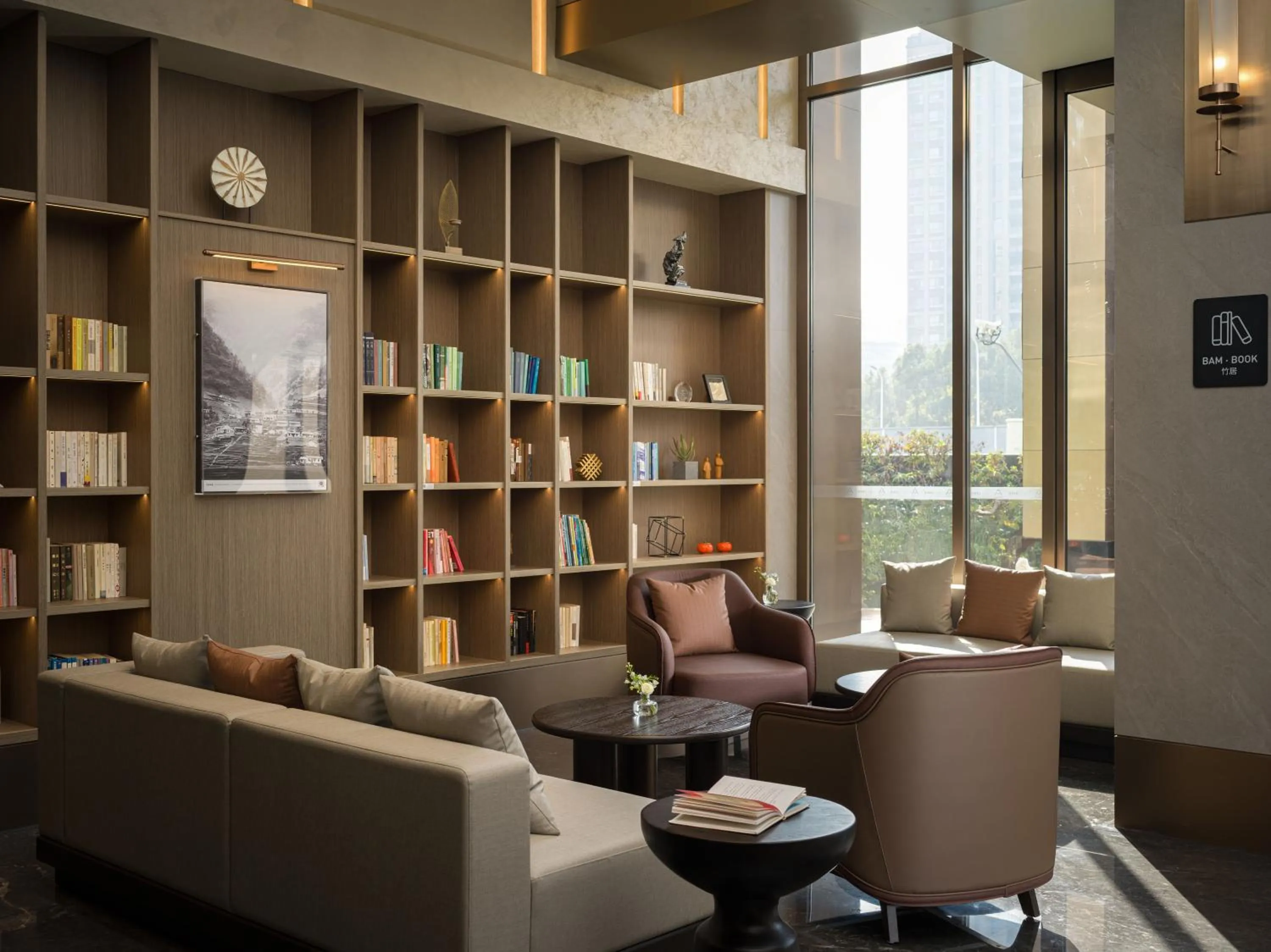 Seating area in Atour Hotel New International Expo Center Longyang Road Shanghai