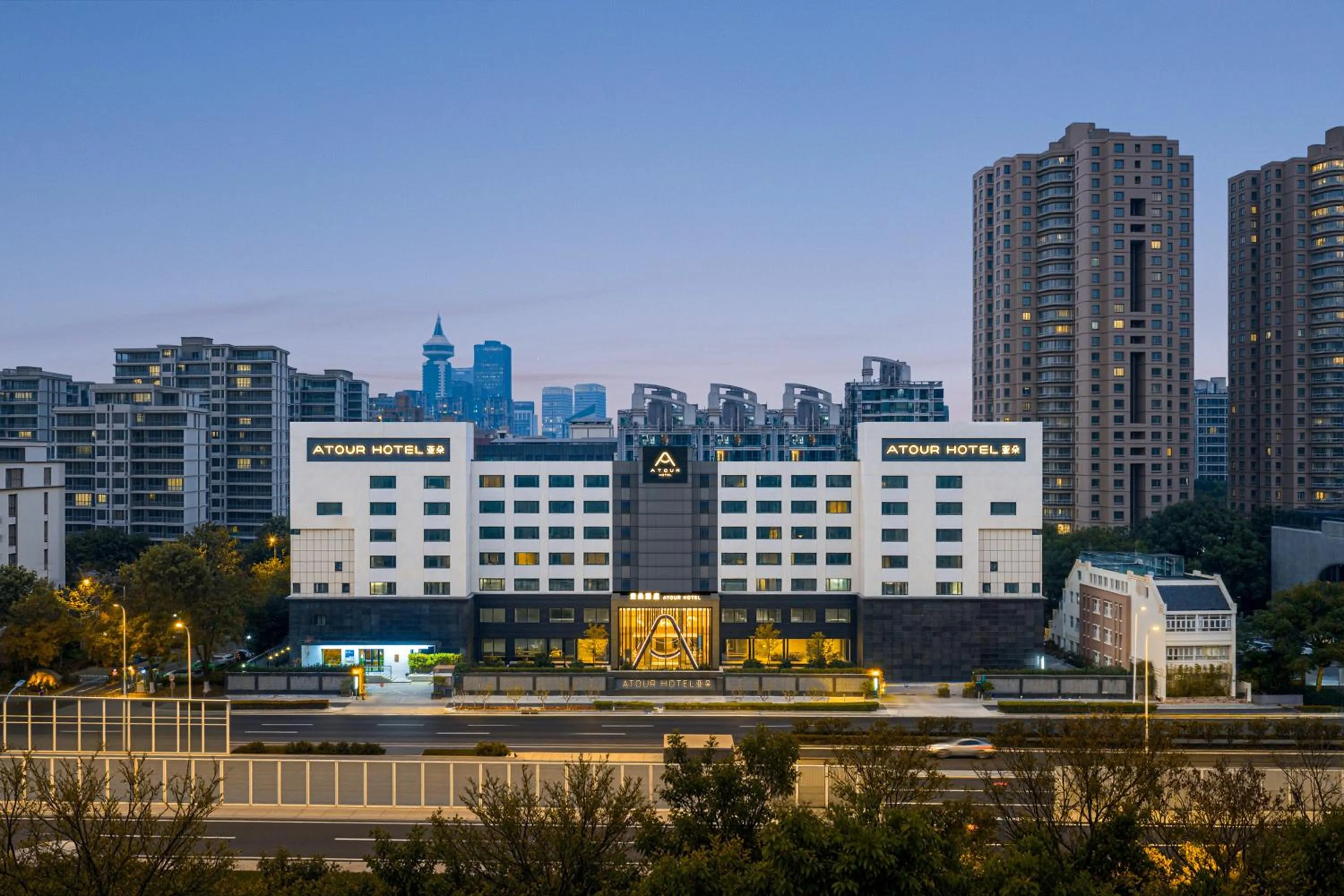 Property building in Atour Hotel New International Expo Center Longyang Road Shanghai