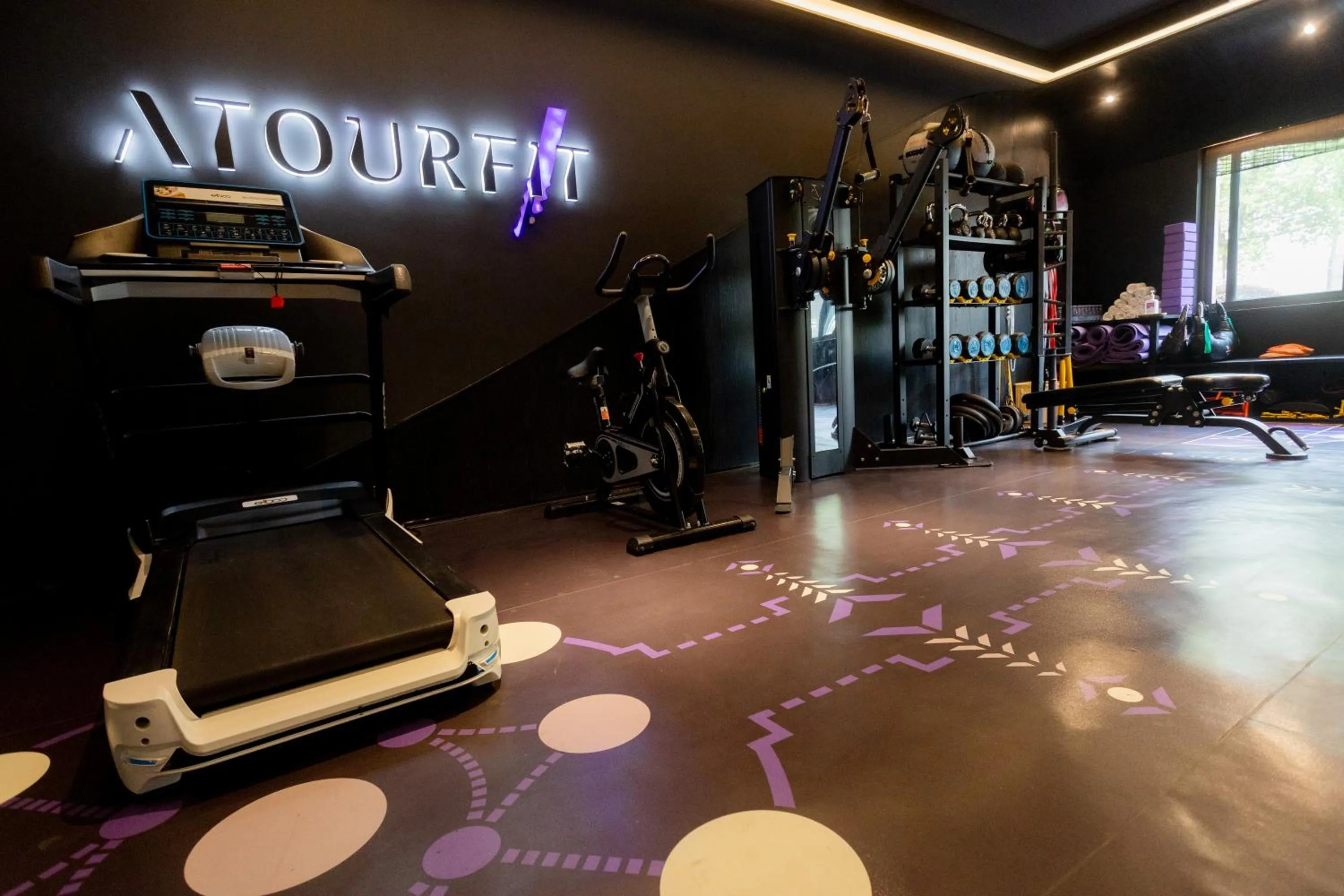 Fitness centre/facilities in Atour Hotel Hongqiao Hub National Exhibition Center Shanghai