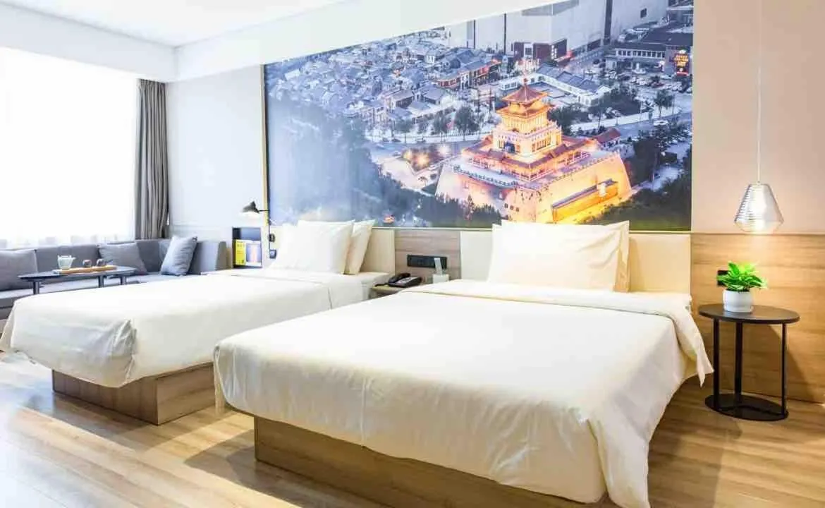 Bed in Atour Hotel Yingxiongshan Road Jinan