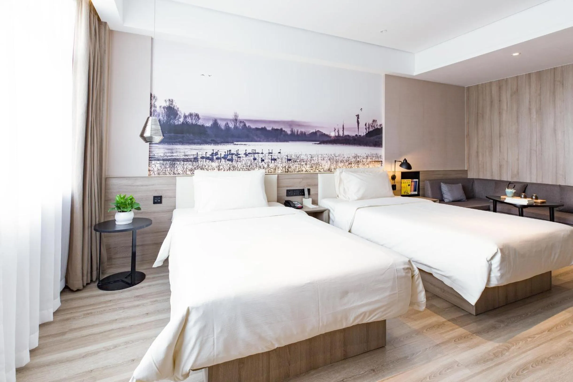 Bed in Atour Hotel Yingxiongshan Road Jinan