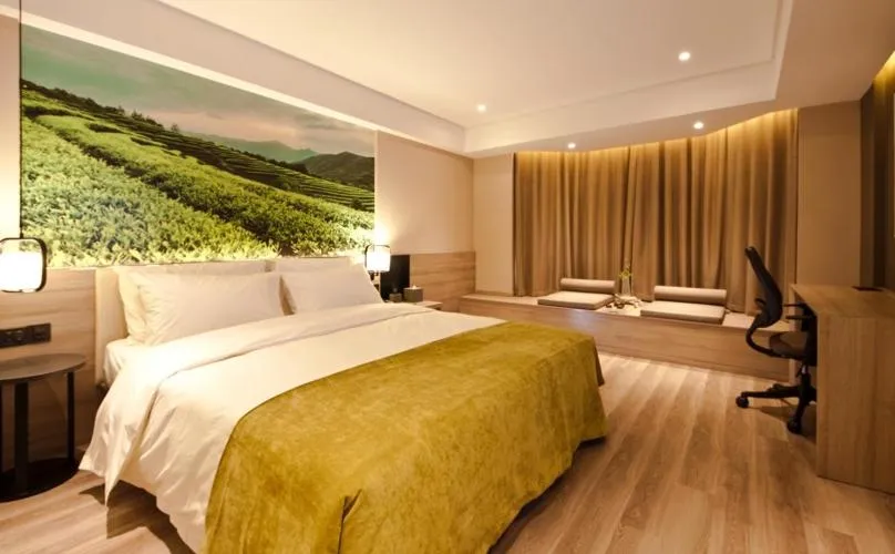 Bed in Atour Hotel Hailian Fuzhou