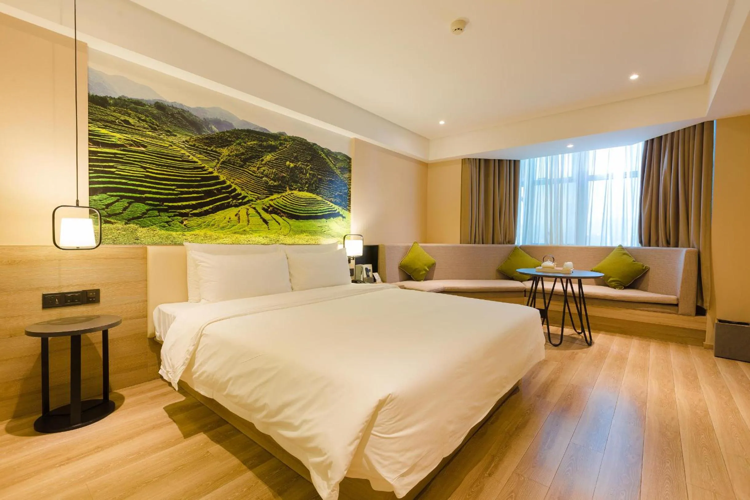 Bed in Atour Hotel Hailian Fuzhou