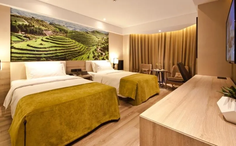 Bed in Atour Hotel Hailian Fuzhou