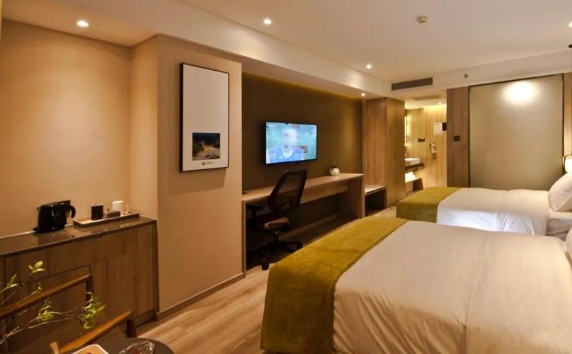 Bed in Atour Hotel Hailian Fuzhou