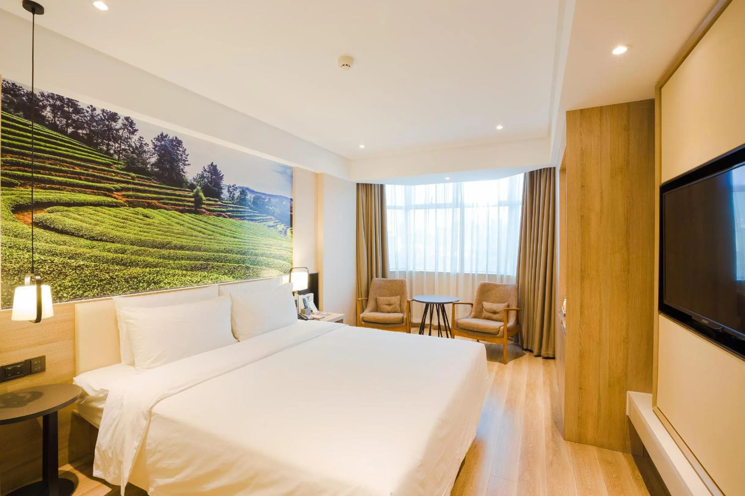 Bed in Atour Hotel Hailian Fuzhou
