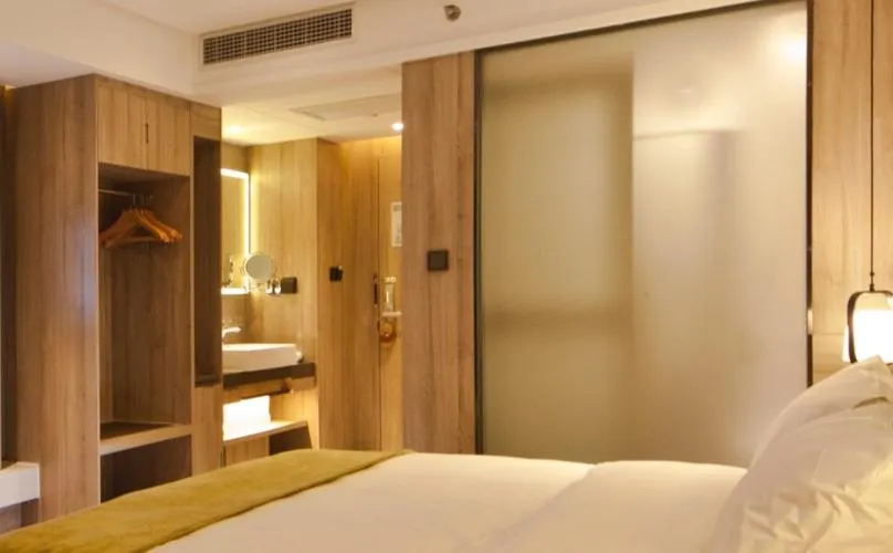 Bed in Atour Hotel Hailian Fuzhou