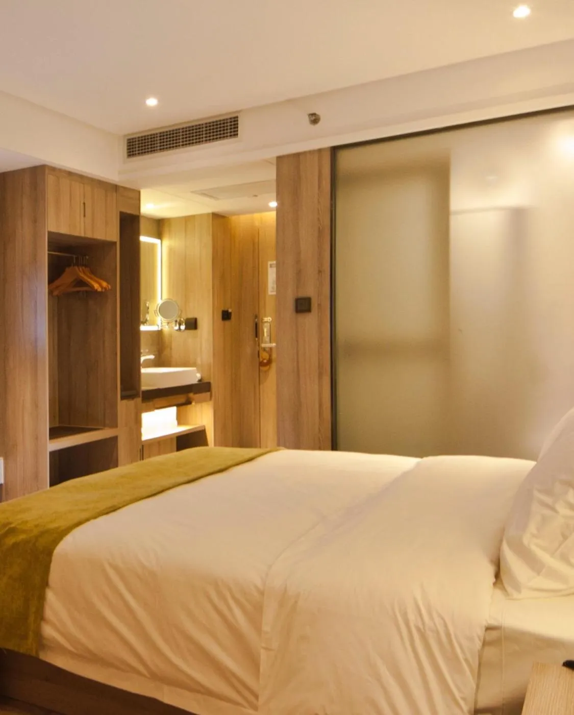 Bed in Atour Hotel Hailian Fuzhou