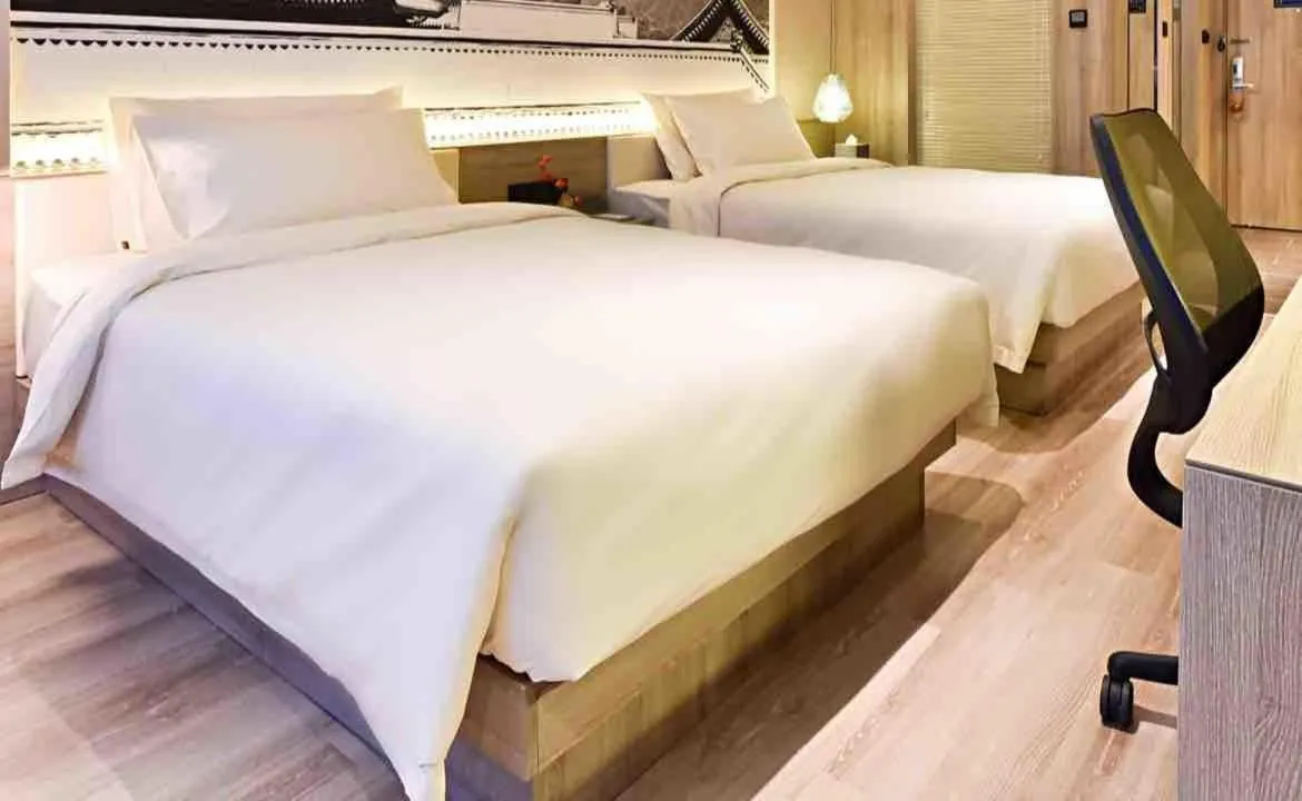 Bed in Atour Hotel Hailian Fuzhou