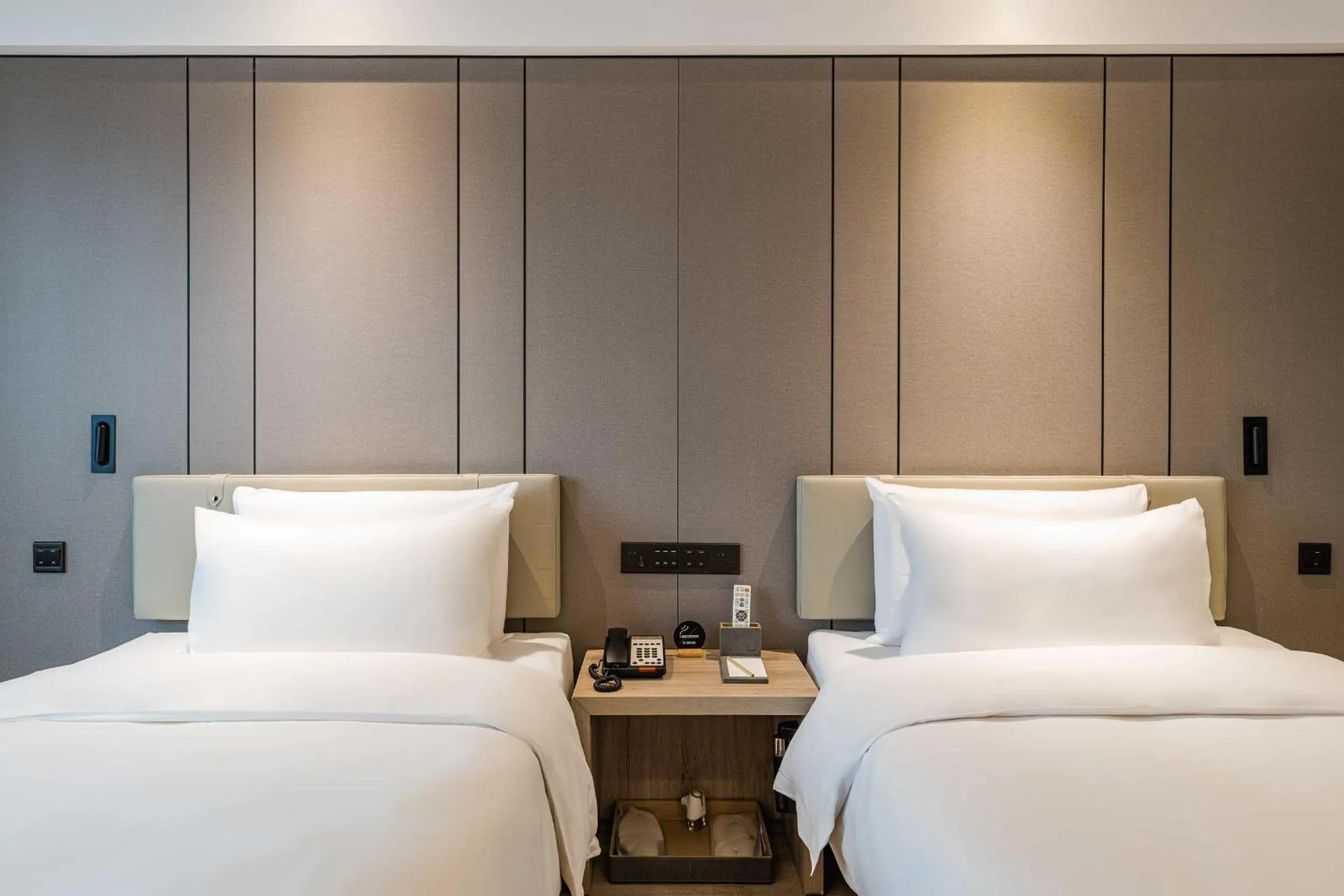 Bed in Atour Hotel Hailian Fuzhou