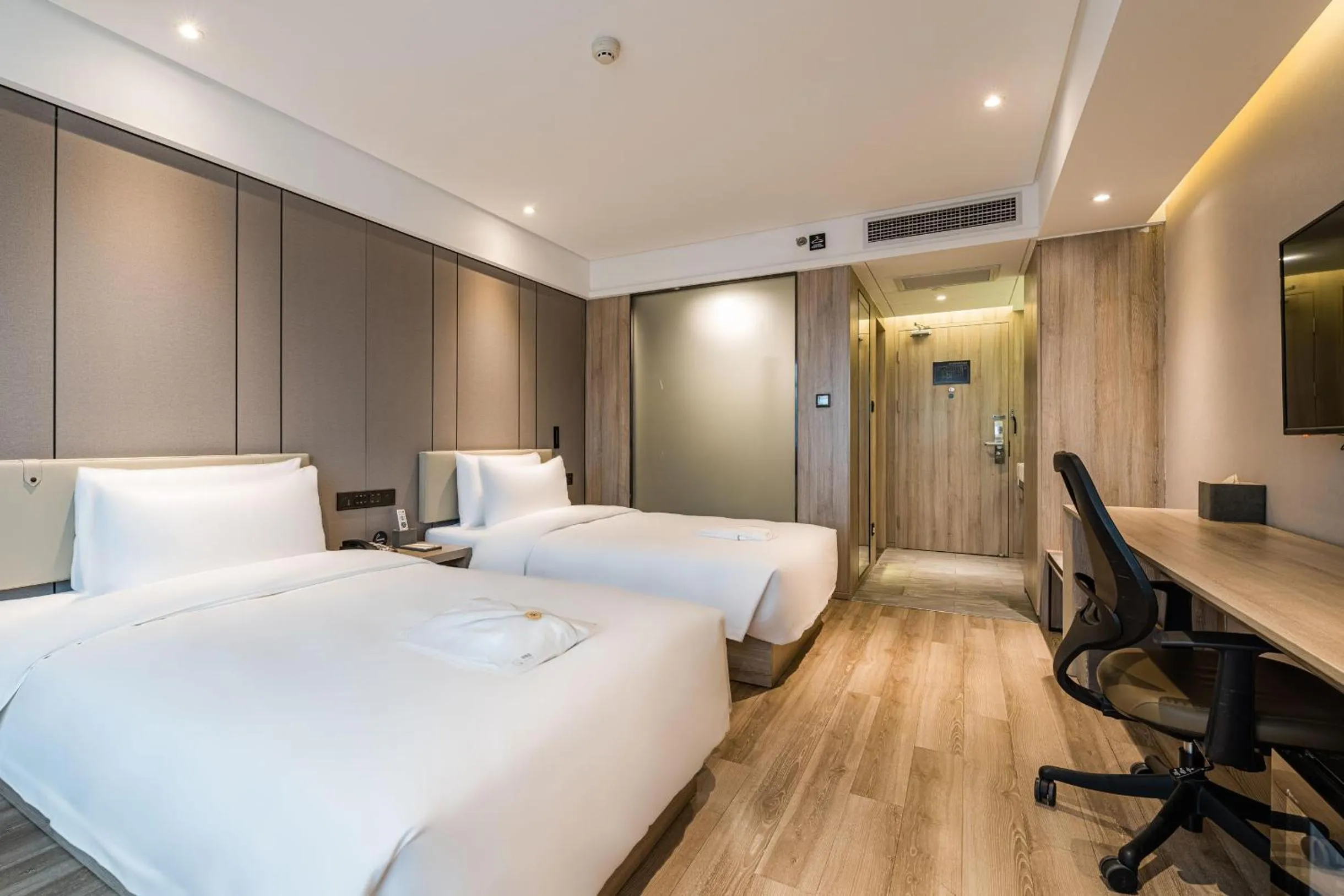 Bed in Atour Hotel Hailian Fuzhou