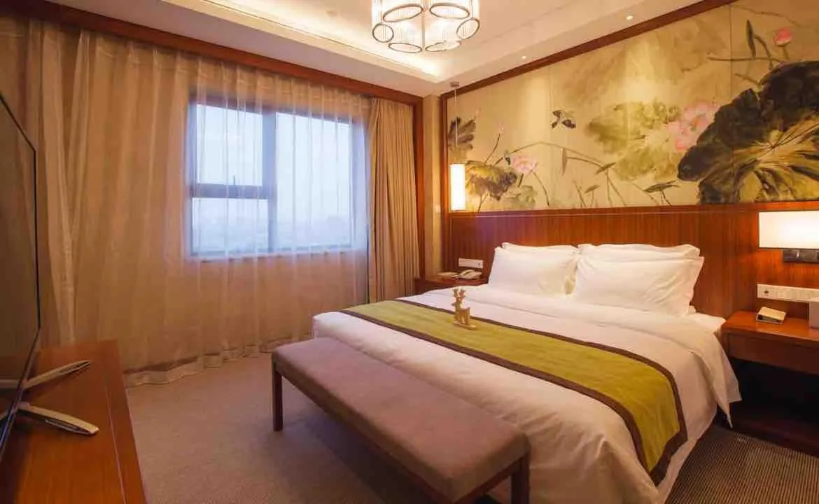 Bed in Atour Hotel Wangfujing Ave Xinjiekou Nanjing