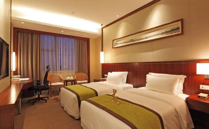 Bed in Atour Hotel Wangfujing Ave Xinjiekou Nanjing