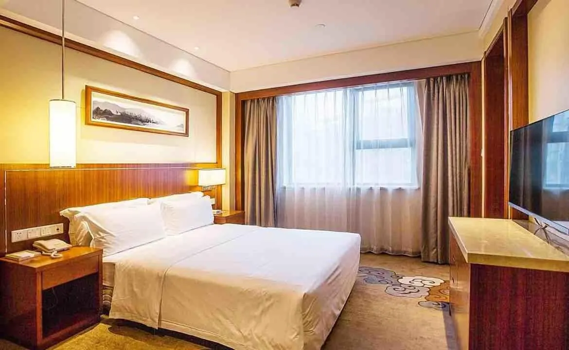 Bed in Atour Hotel Wangfujing Ave Xinjiekou Nanjing