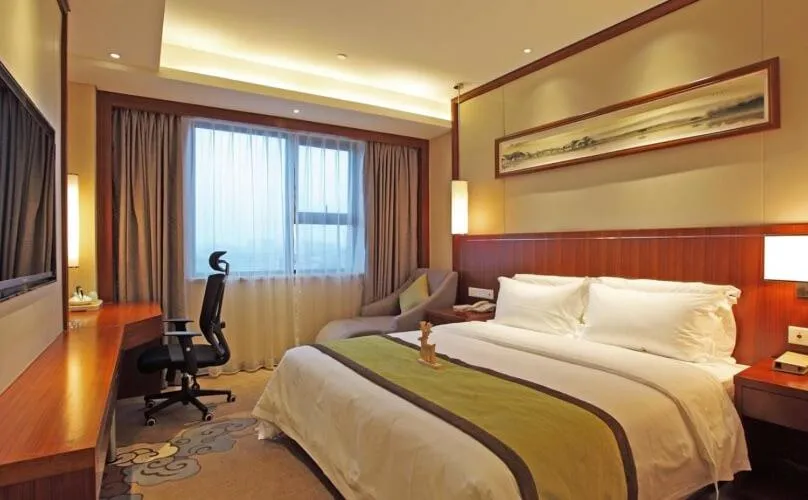 Bed in Atour Hotel Wangfujing Ave Xinjiekou Nanjing