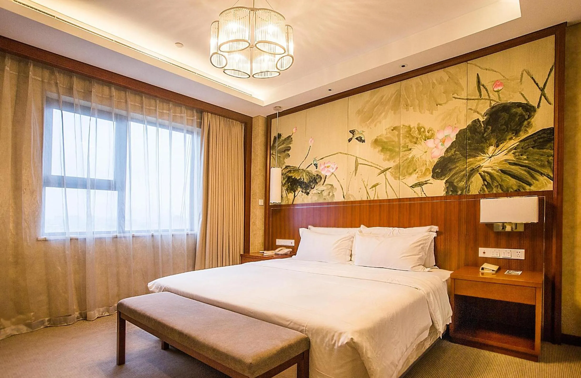 Bed in Atour Hotel Wangfujing Ave Xinjiekou Nanjing