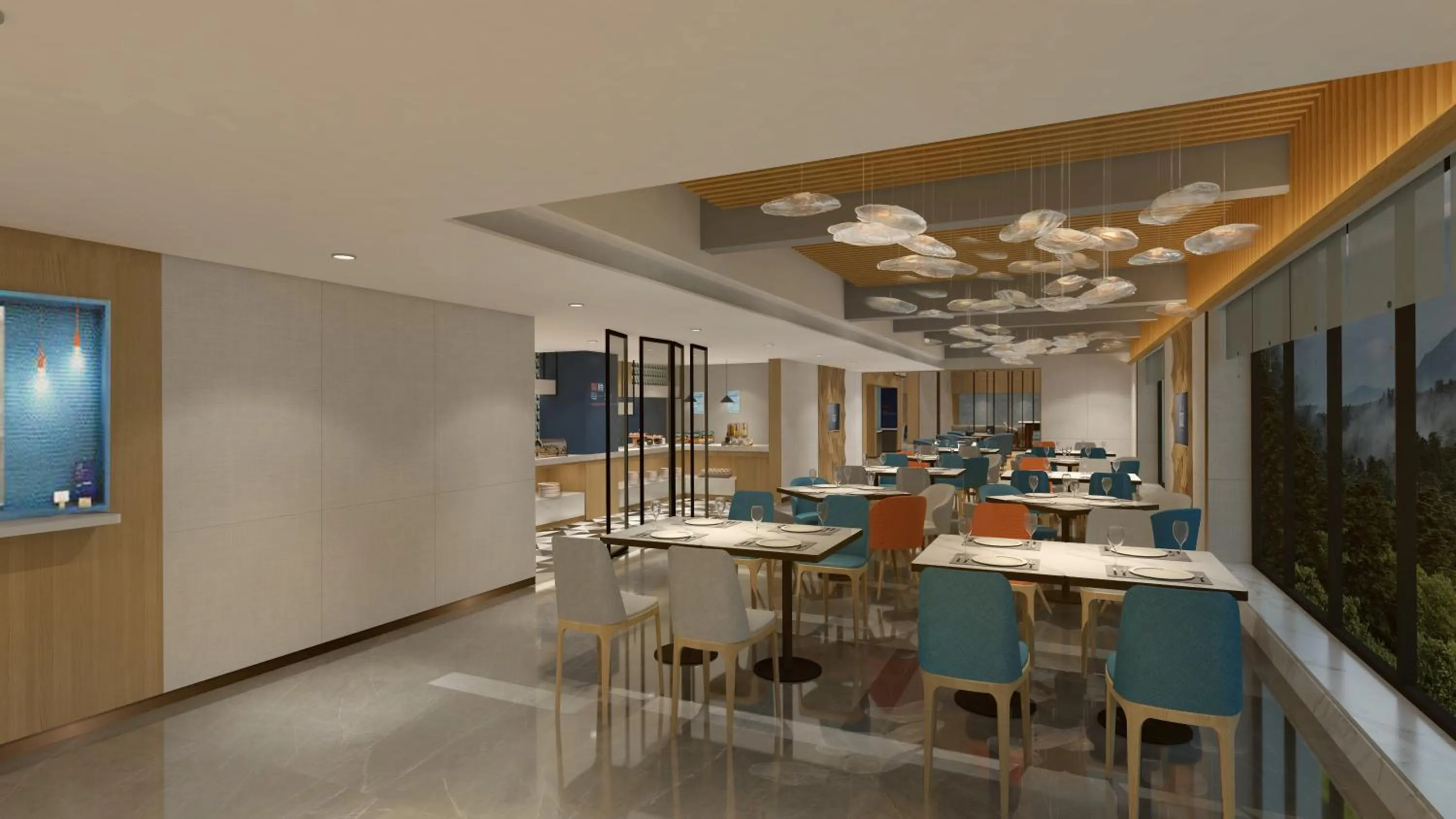 Restaurant/places to eat in Holiday Inn Express Qiliping by IHG