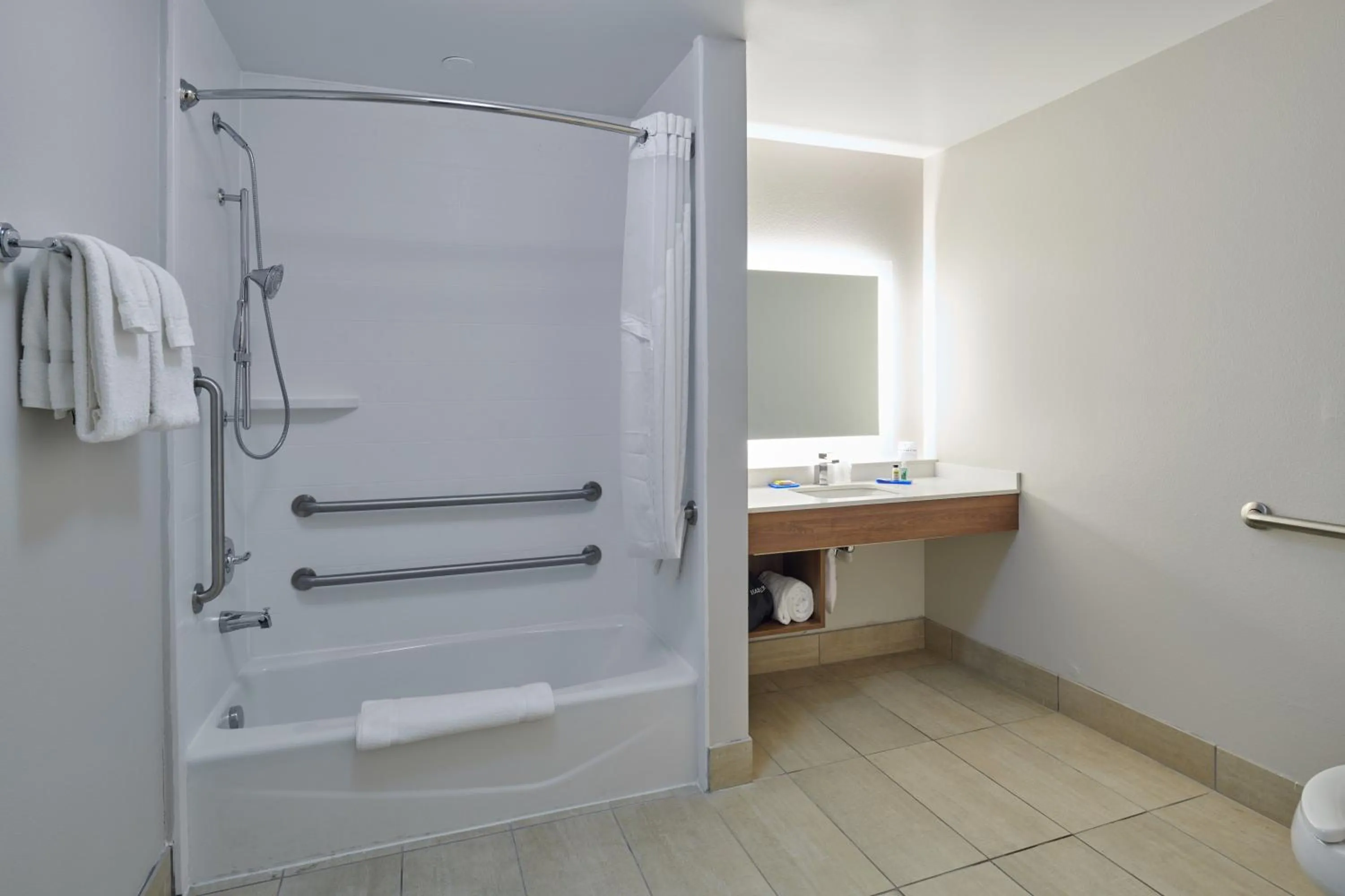 Bathroom in Holiday Inn Express & Suites El Paso - Sunland Park Area by IHG