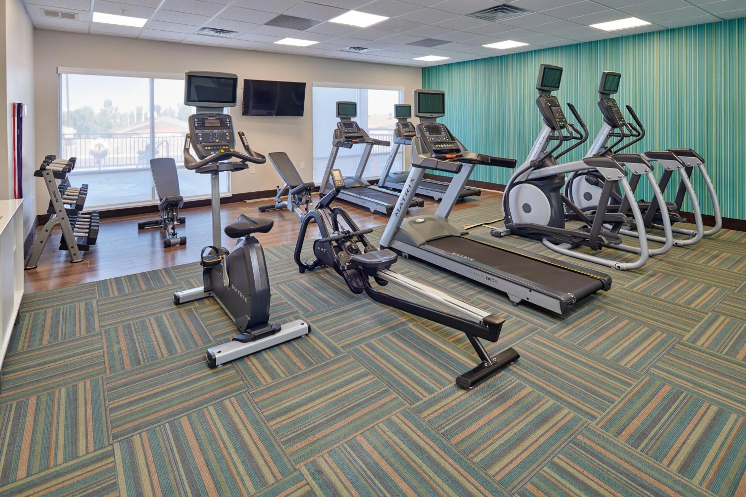 Fitness centre/facilities in Holiday Inn Express & Suites El Paso - Sunland Park Area by IHG