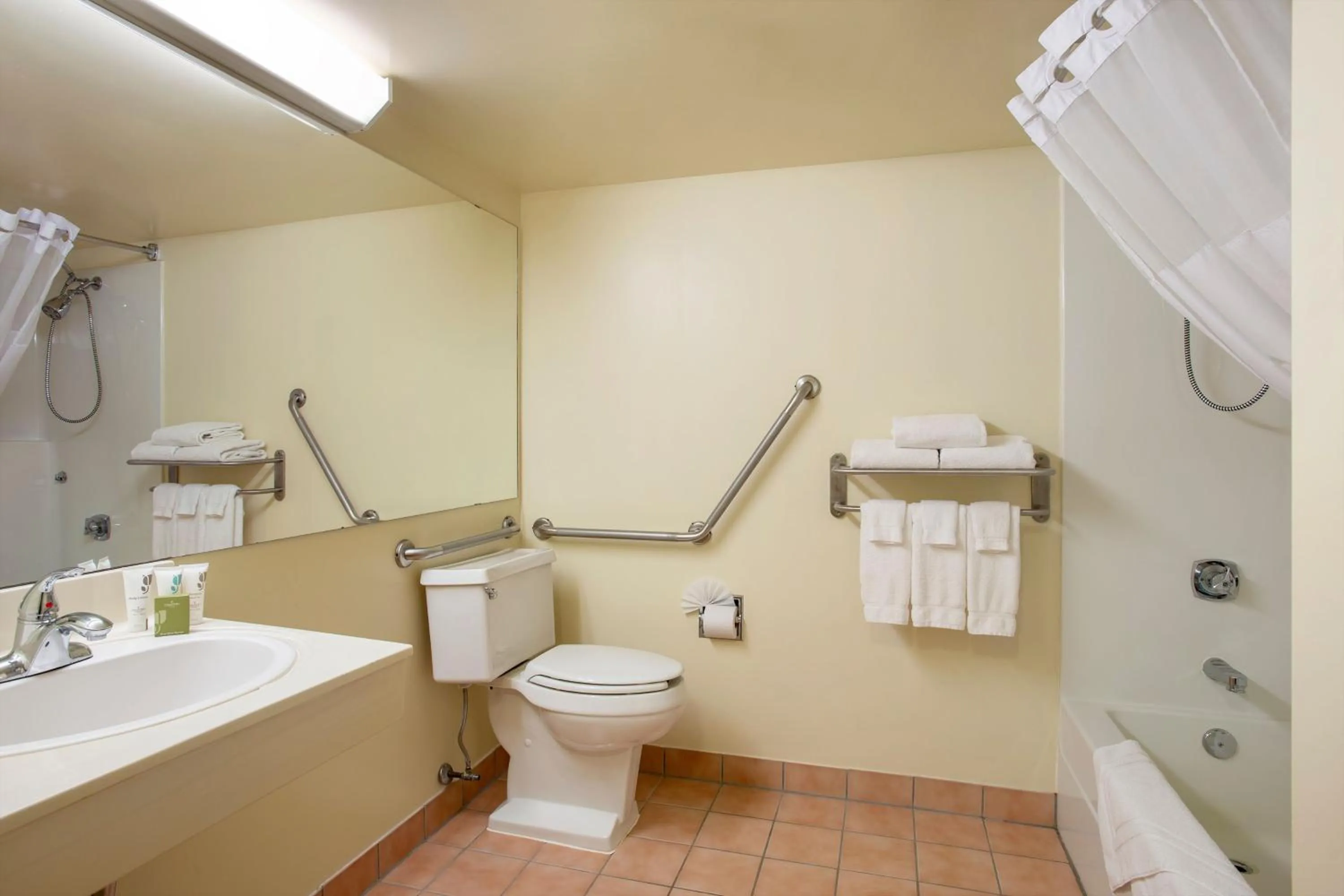 Bathroom in Travelodge Suites by Wyndham Regina - Eastgate Bay