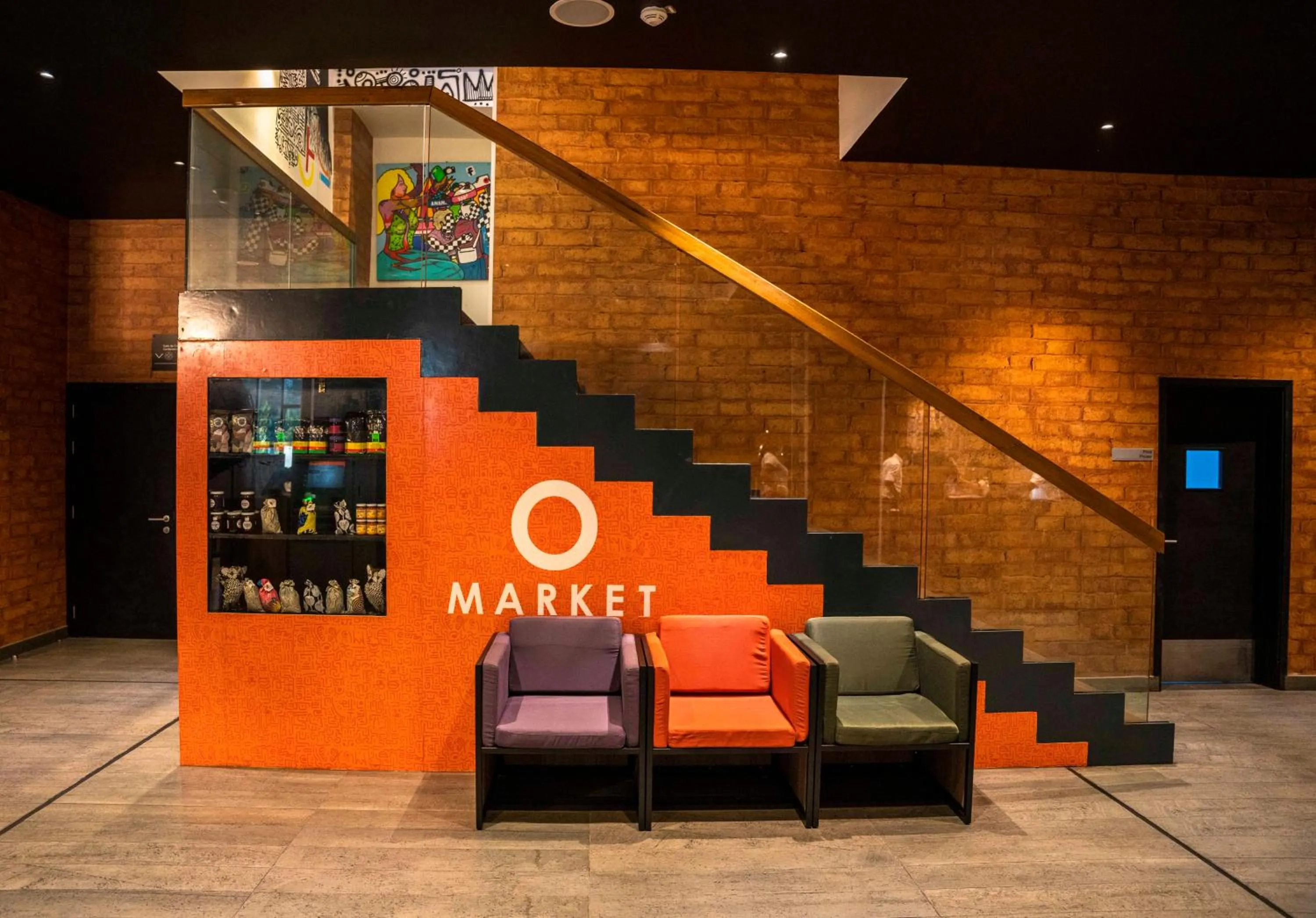 Lobby or reception in ONOMO Hotel Douala