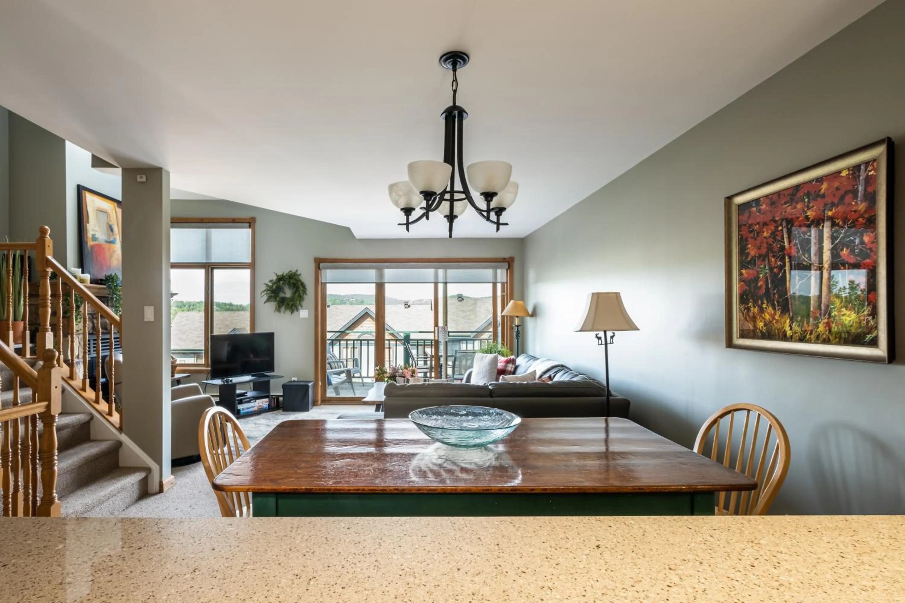 Dining area in Clairière by Rendez-Vous Mont-Tremblant